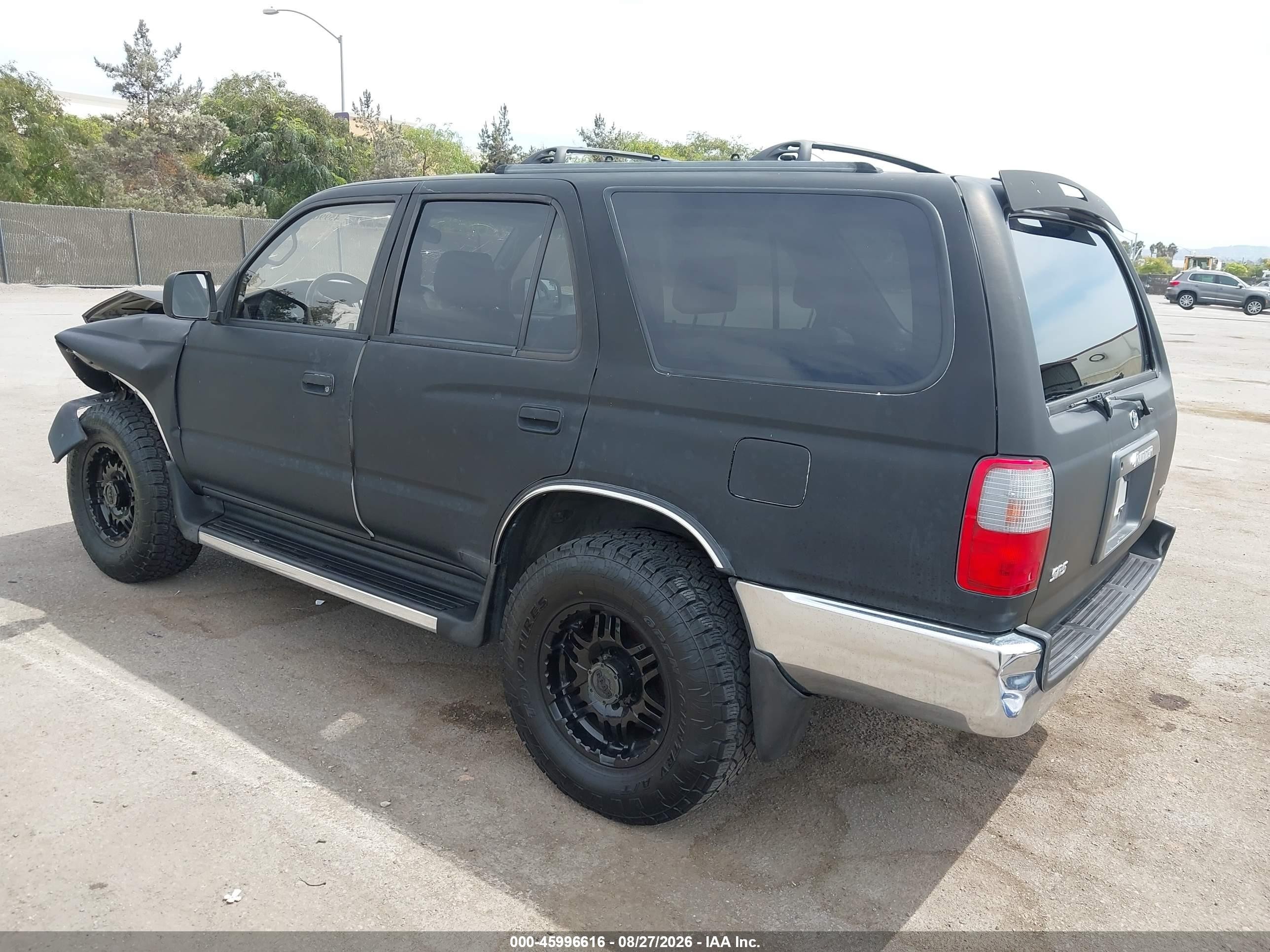 1998 Toyota 4runner Sr5 V6 Black vin: JT3GN86R7W0092015