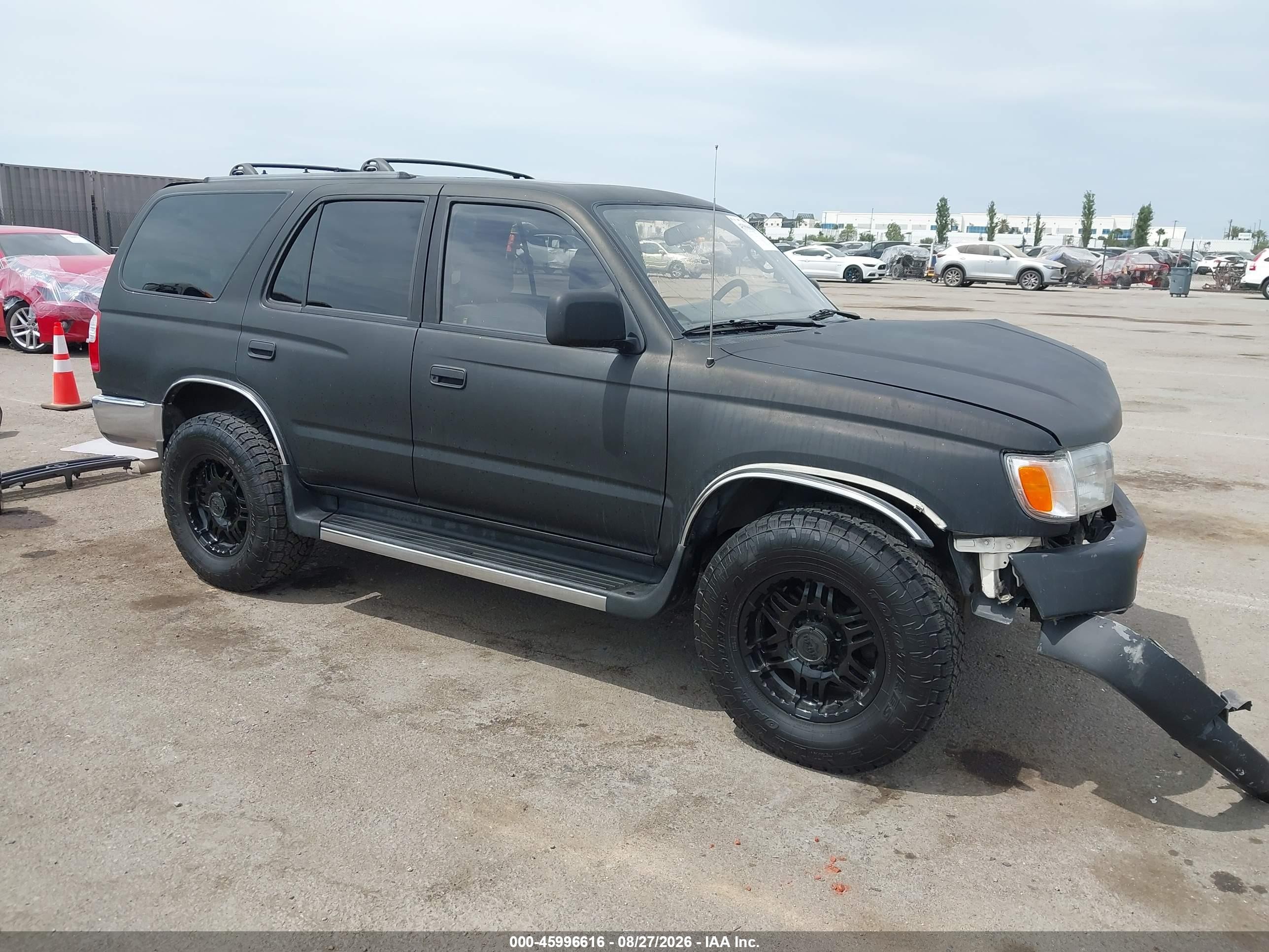 1998 Toyota 4runner Sr5 V6 Black vin: JT3GN86R7W0092015