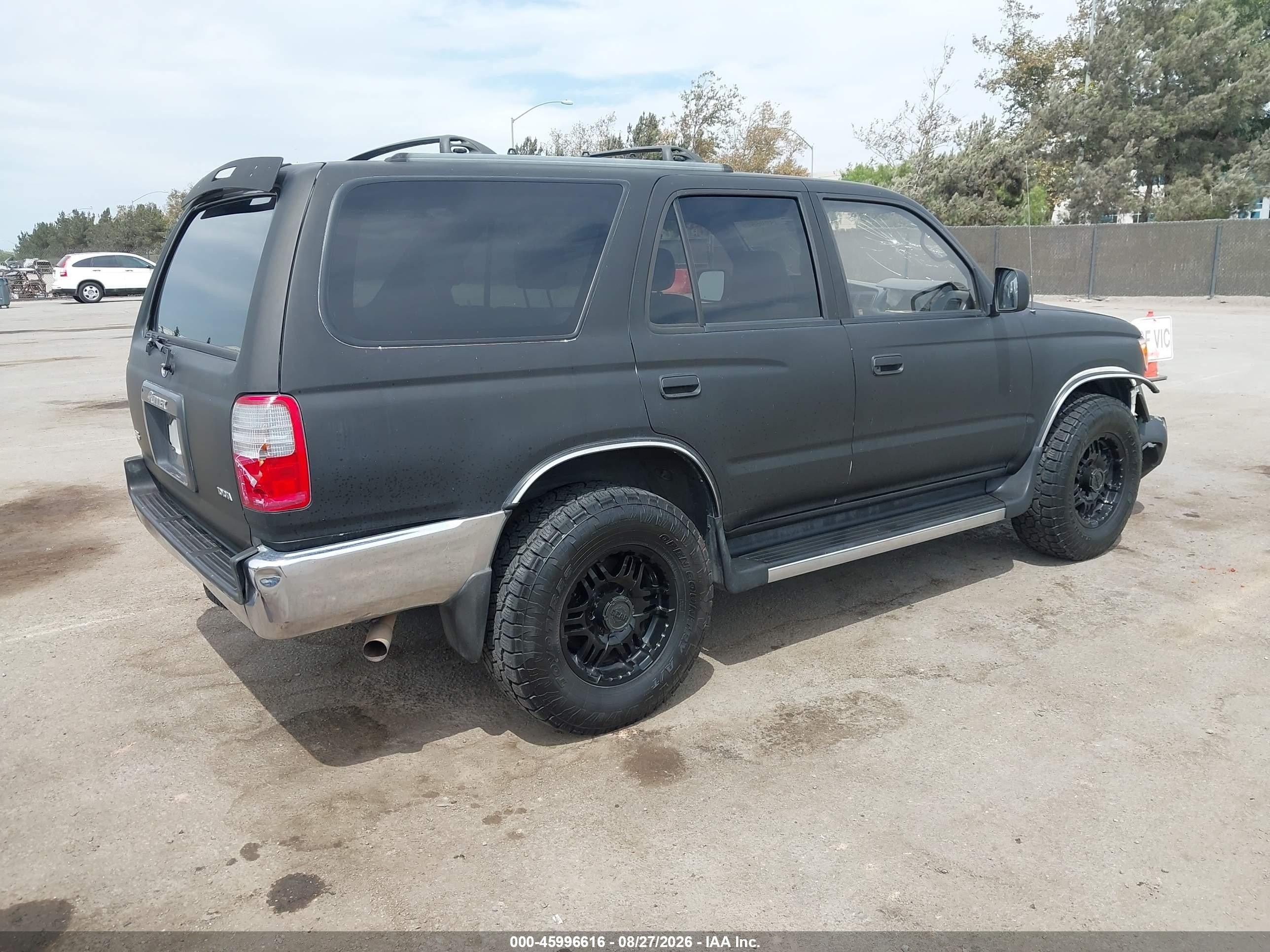 1998 Toyota 4runner Sr5 V6 Black vin: JT3GN86R7W0092015