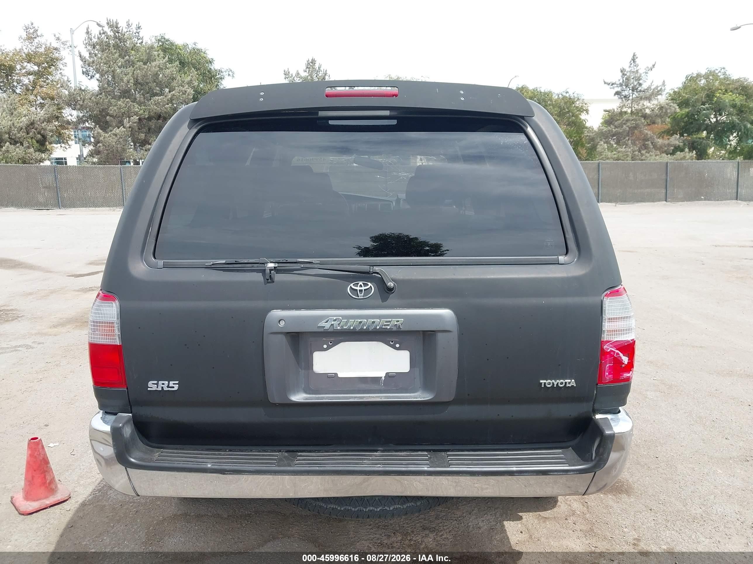 1998 Toyota 4runner Sr5 V6 Black vin: JT3GN86R7W0092015