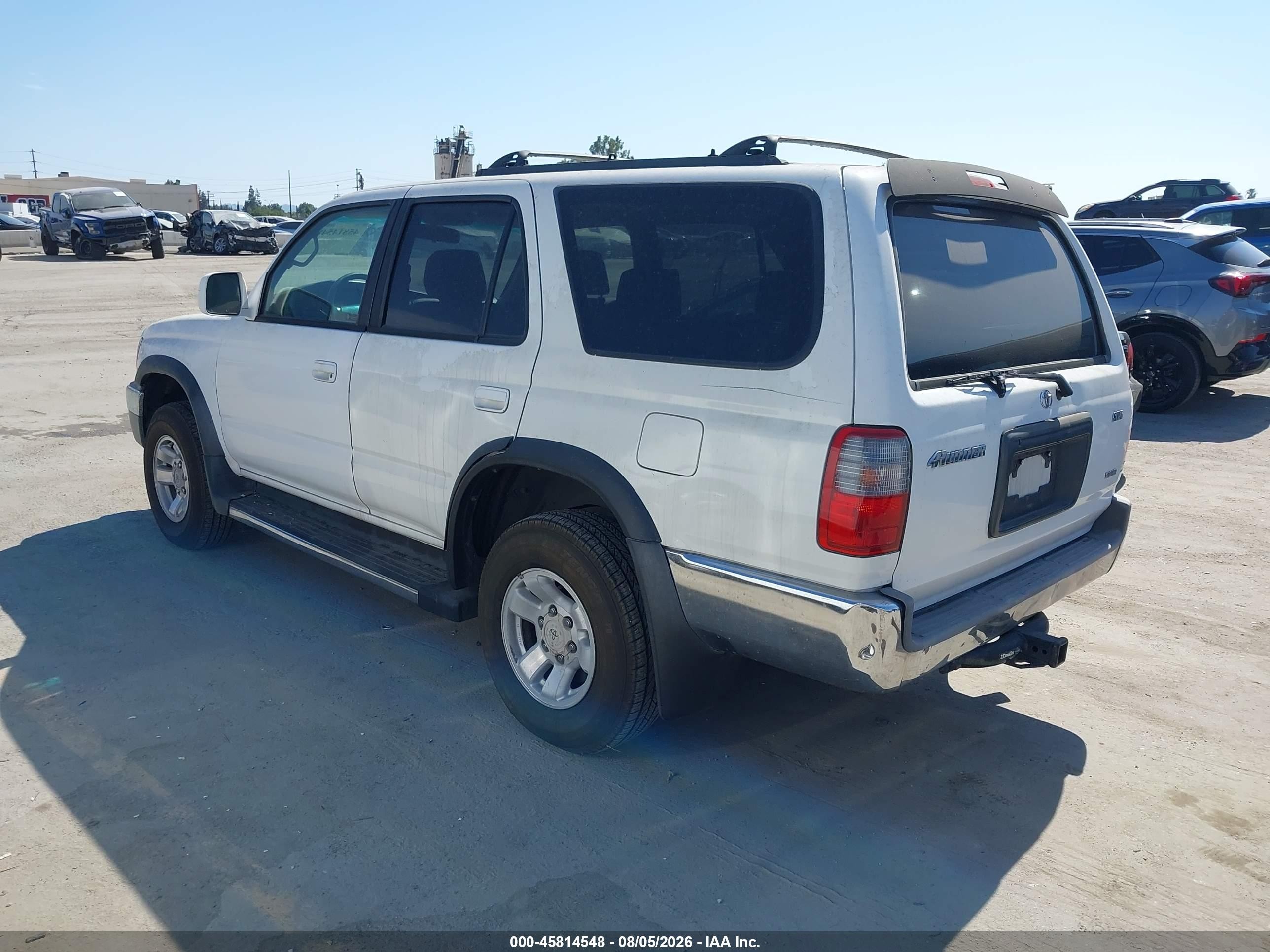1999 Toyota 4runner Sr5 V6 White vin: JT3GN86R7X0099158