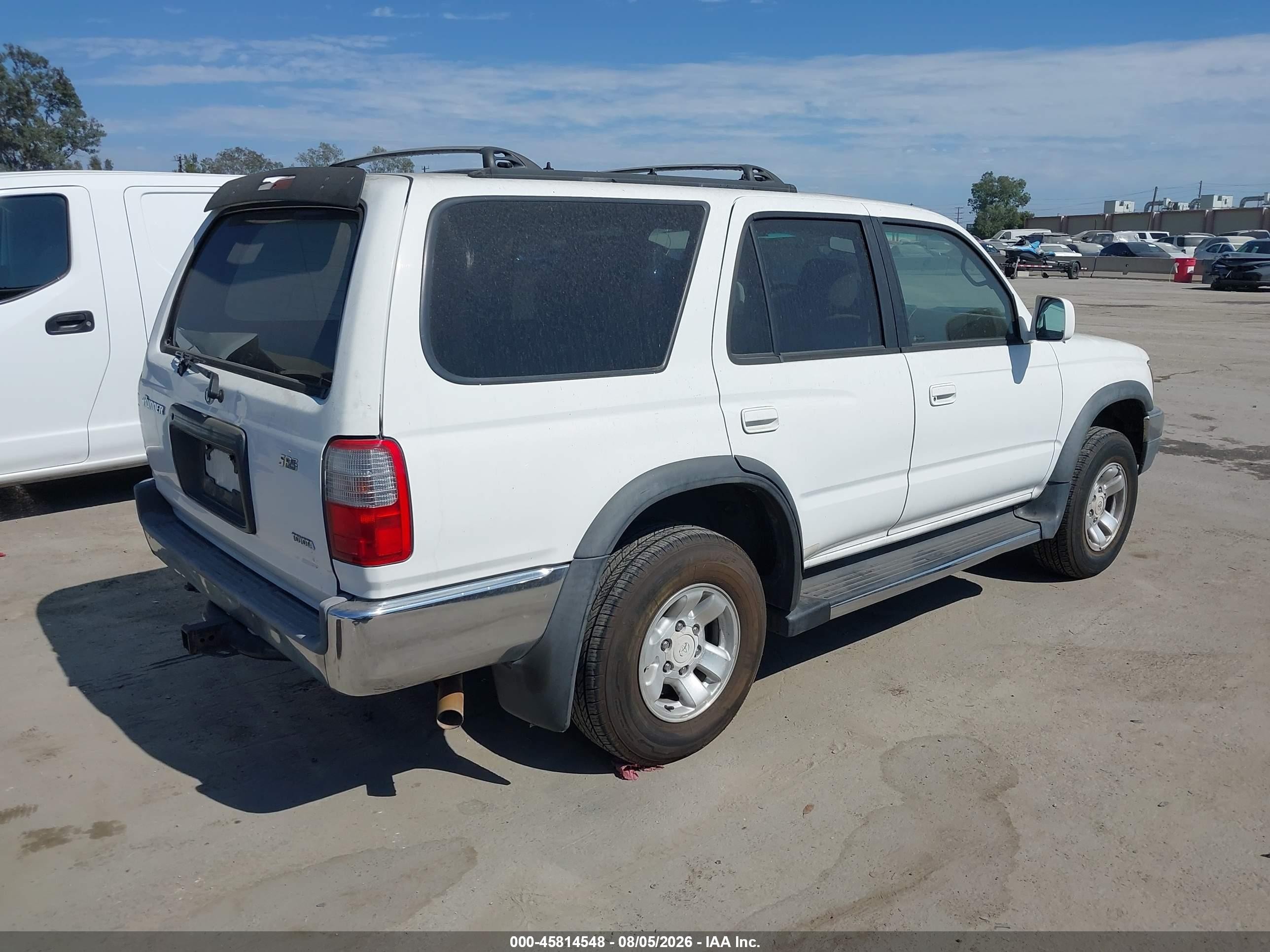 1999 Toyota 4runner Sr5 V6 White vin: JT3GN86R7X0099158