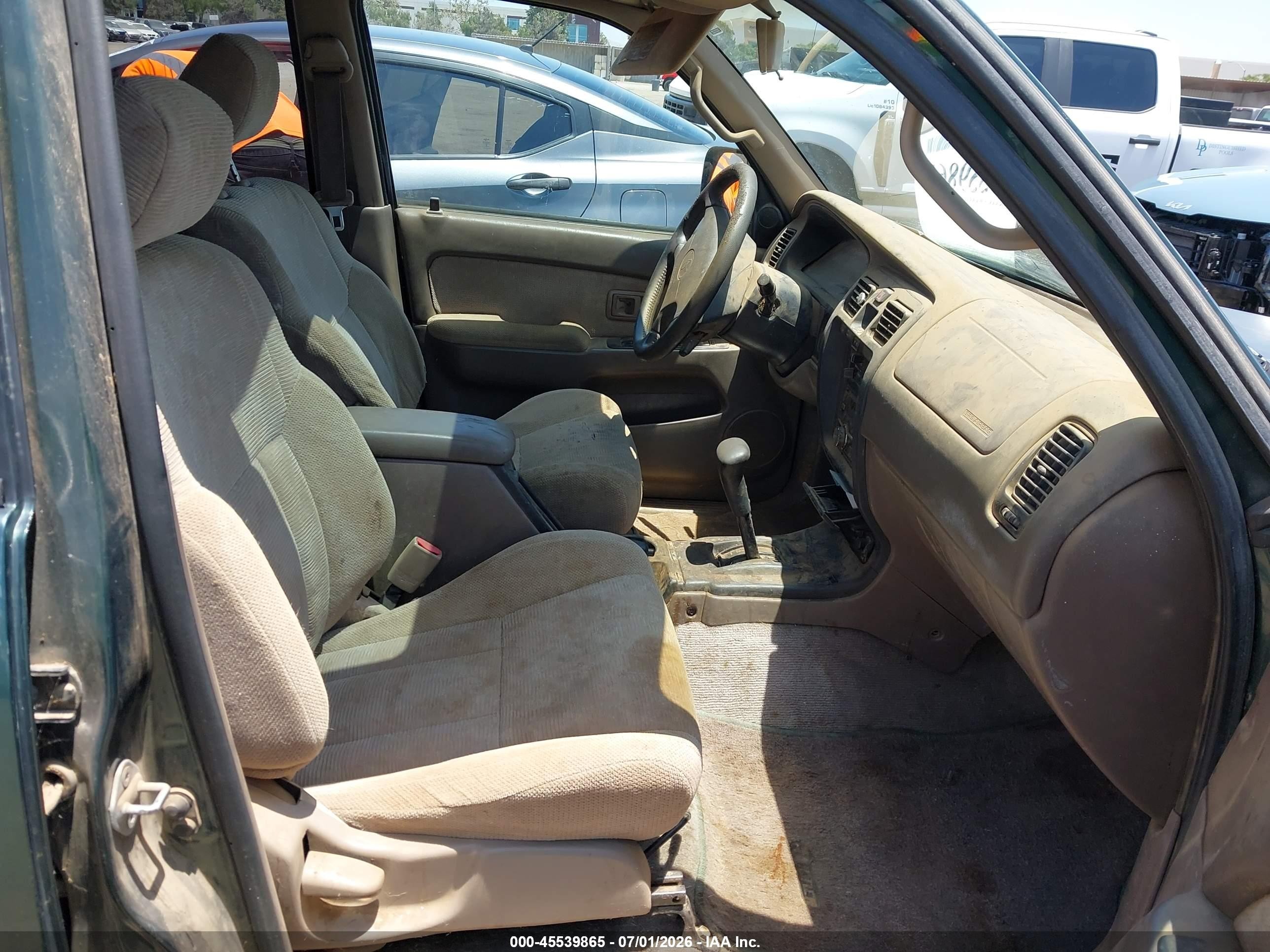 1999 Toyota 4runner Sr5 V6 Зеленый vin: JT3GN86R7X0108084