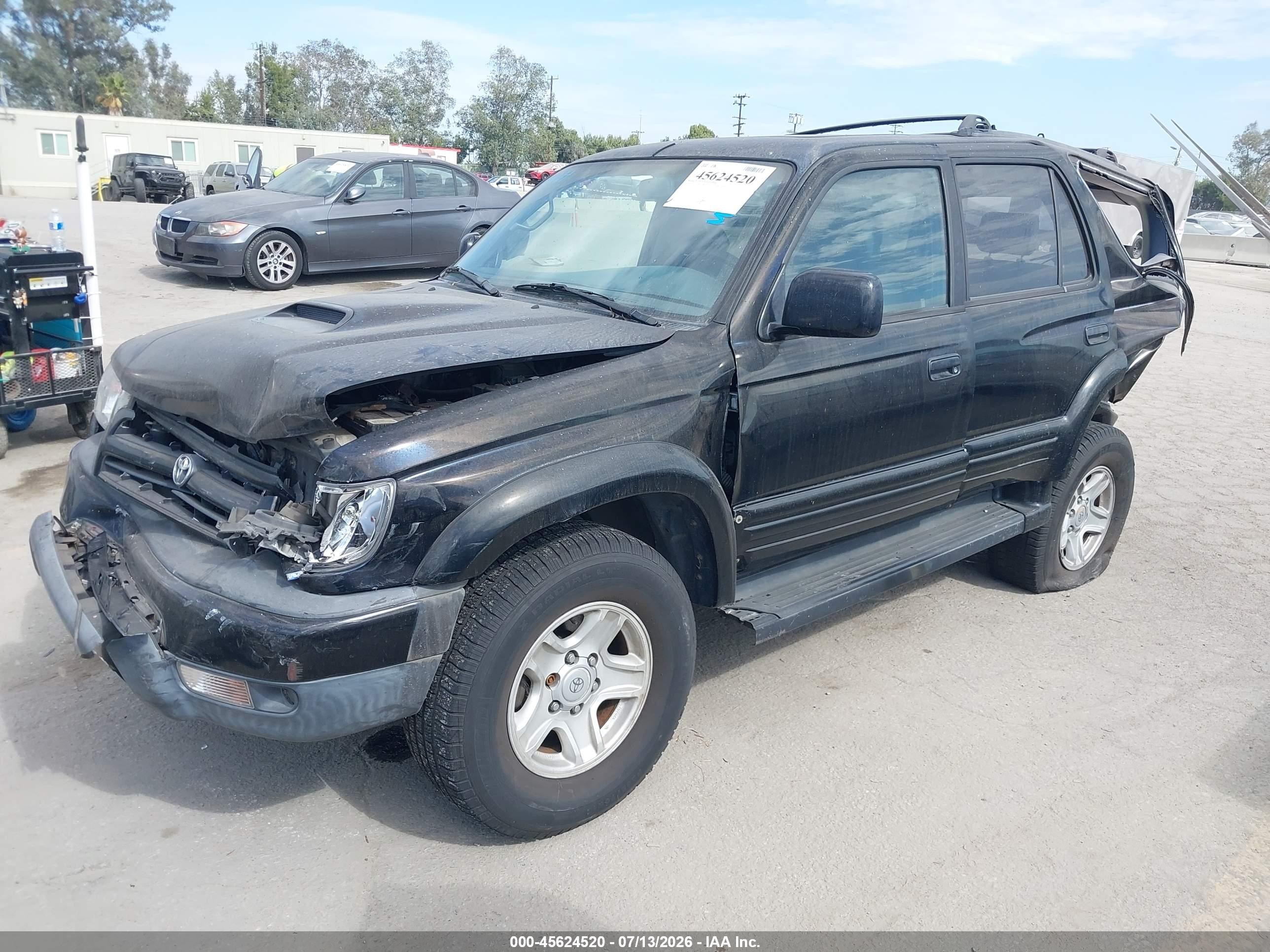 1999 Toyota 4runner Sr5 V6 Black vin: JT3GN86R7X0126827