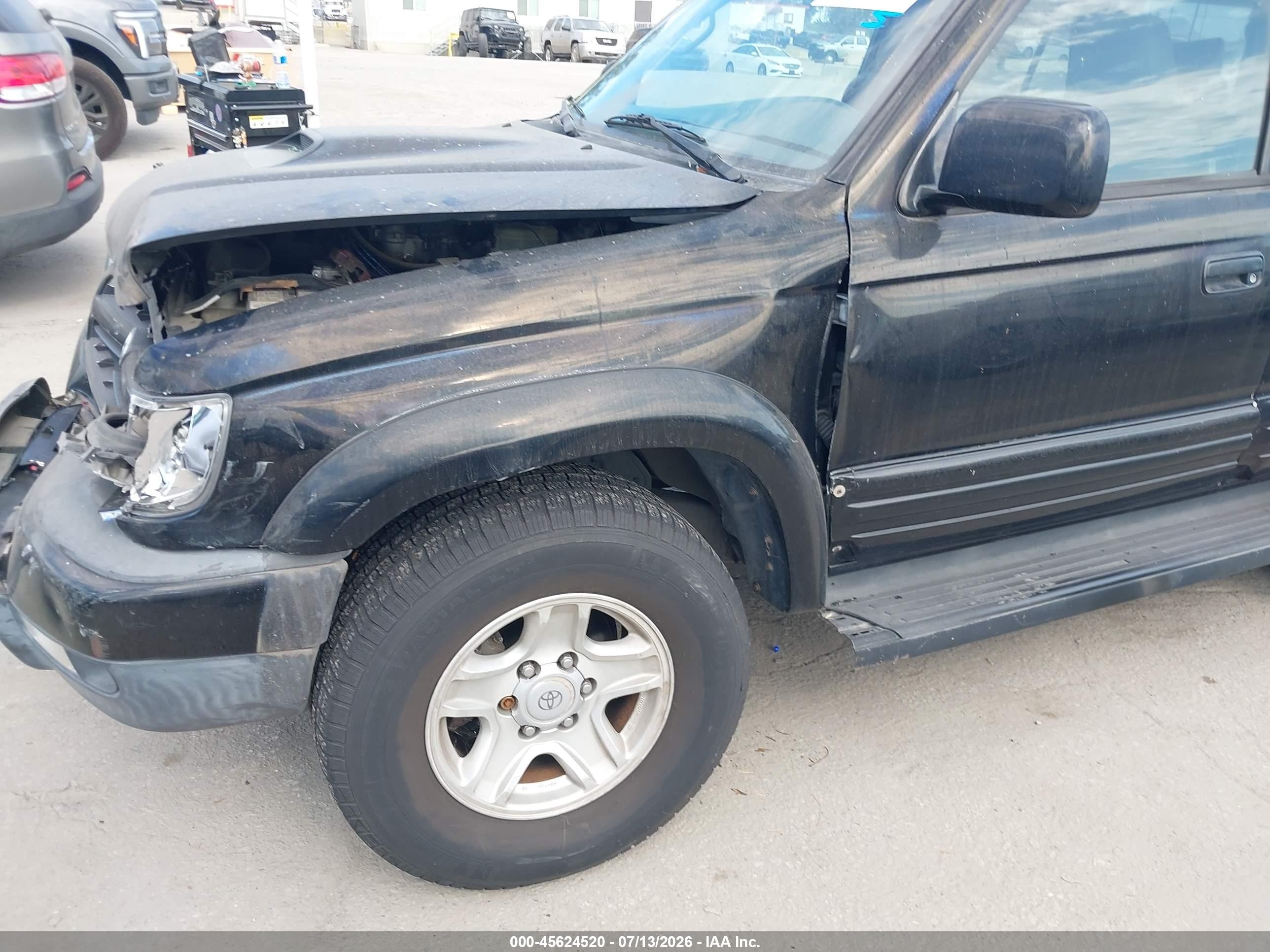 1999 Toyota 4runner Sr5 V6 Black vin: JT3GN86R7X0126827