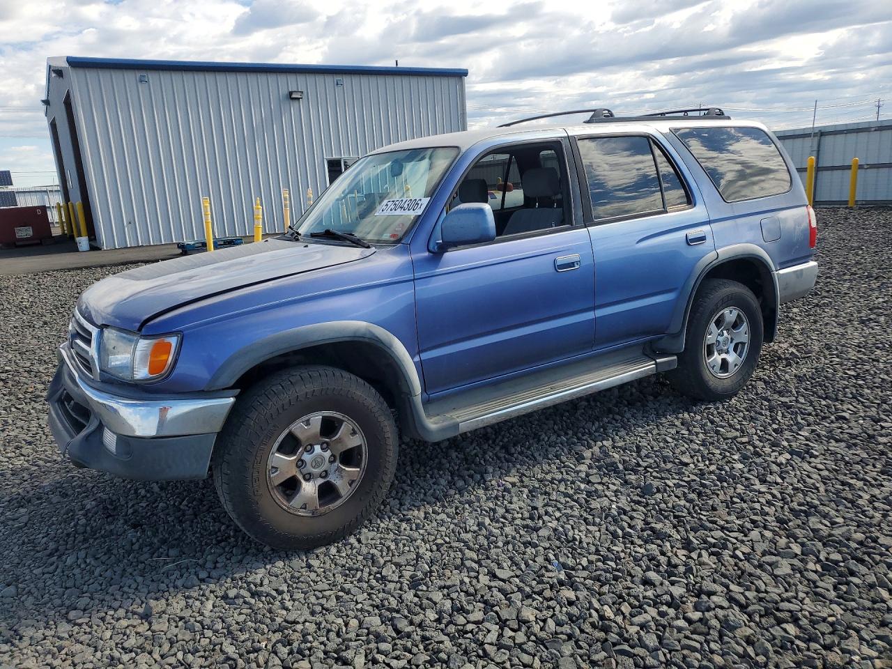2000 Toyota 4runner Sr5 Blue vin: JT3GN86R7Y0142253