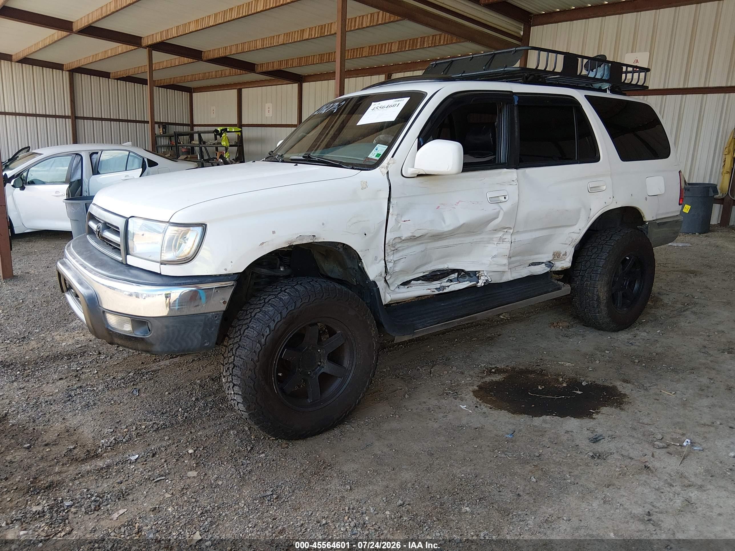 2000 Toyota 4runner Sr5 V6 White vin: JT3GN86R7Y0160784