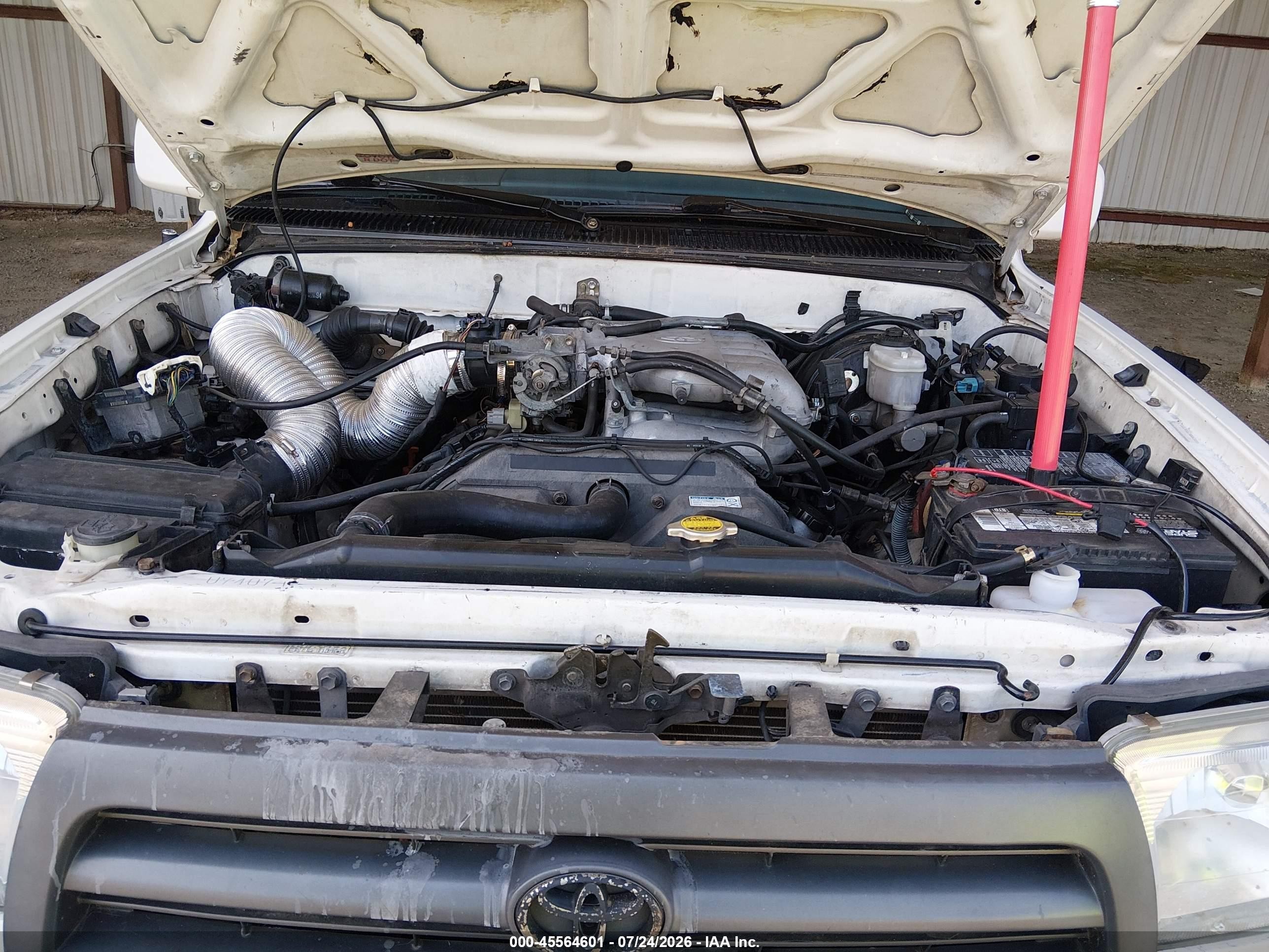 2000 Toyota 4runner Sr5 V6 White vin: JT3GN86R7Y0160784