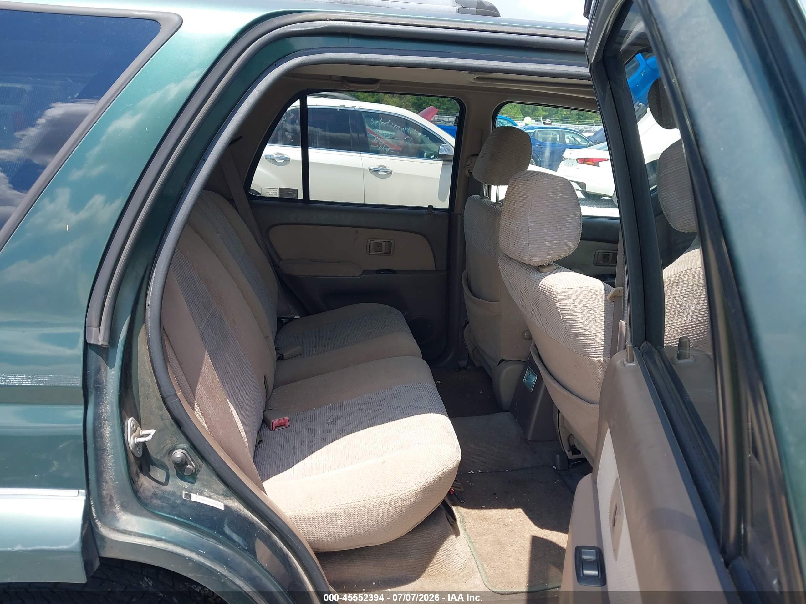 2000 Toyota 4runner Sr5 V6 Green vin: JT3GN86R7Y0168738