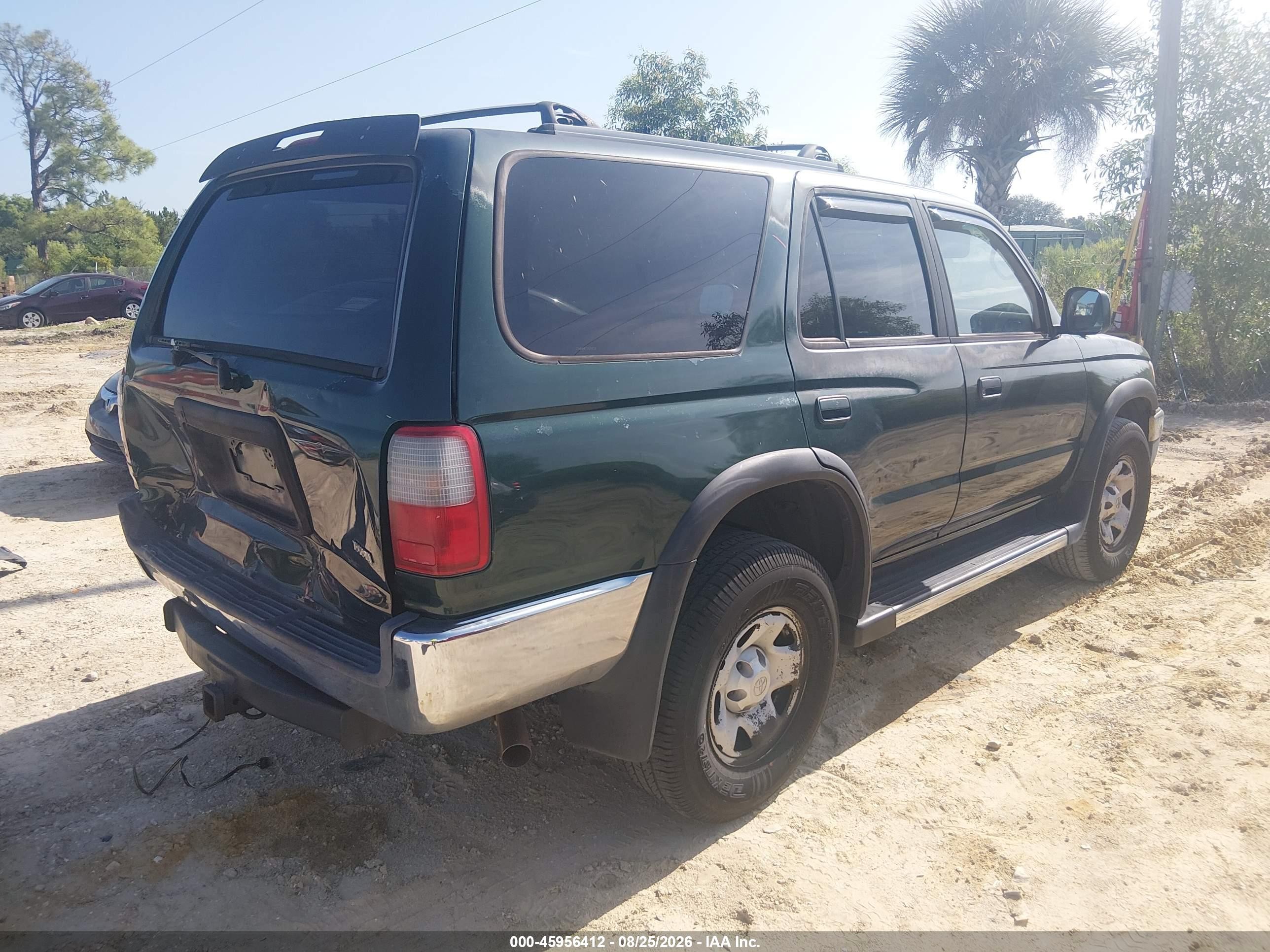 2000 Toyota 4runner Sr5 V6 Green vin: JT3GN86R7Y0176516