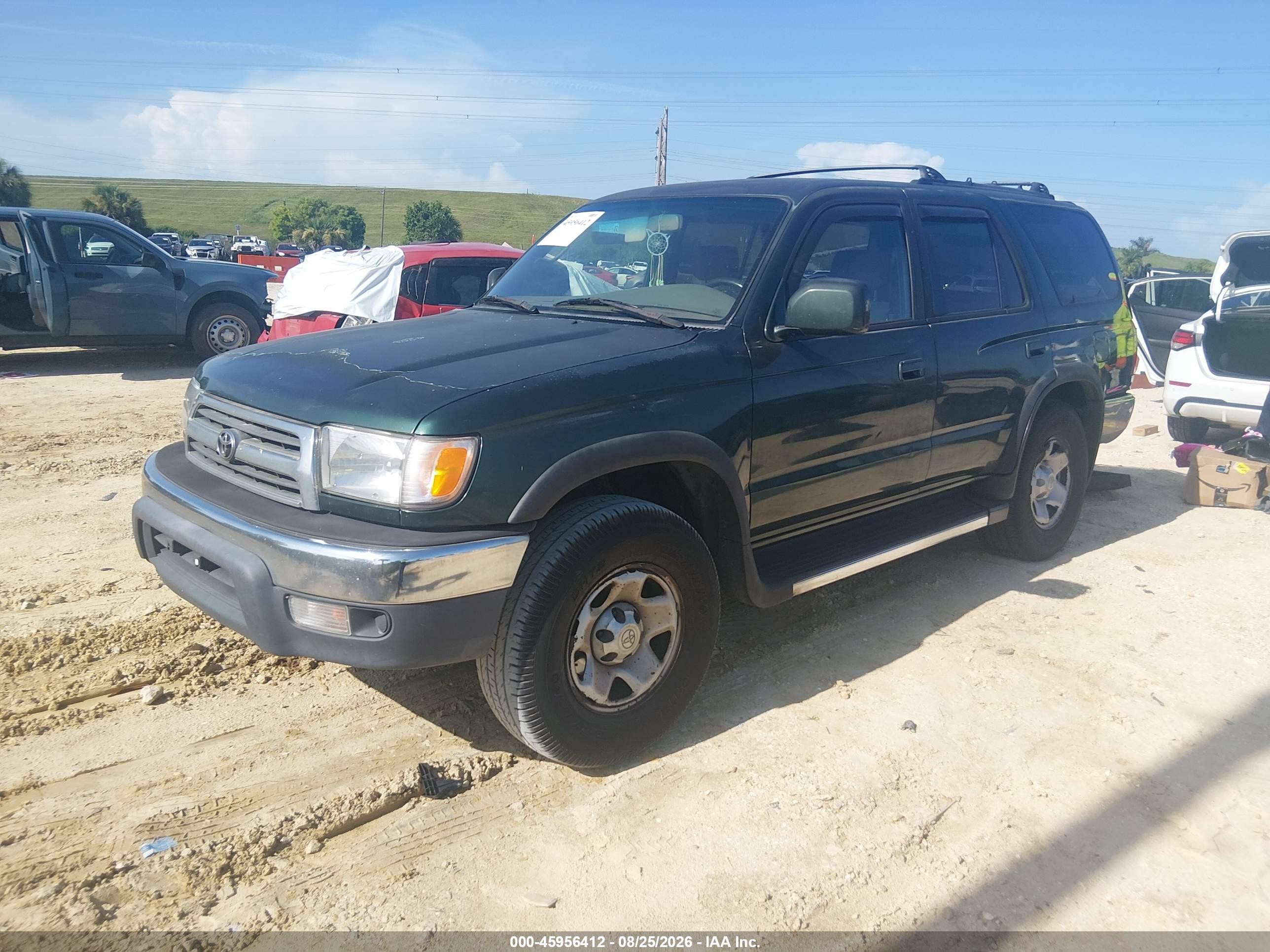 2000 Toyota 4runner Sr5 V6 Green vin: JT3GN86R7Y0176516