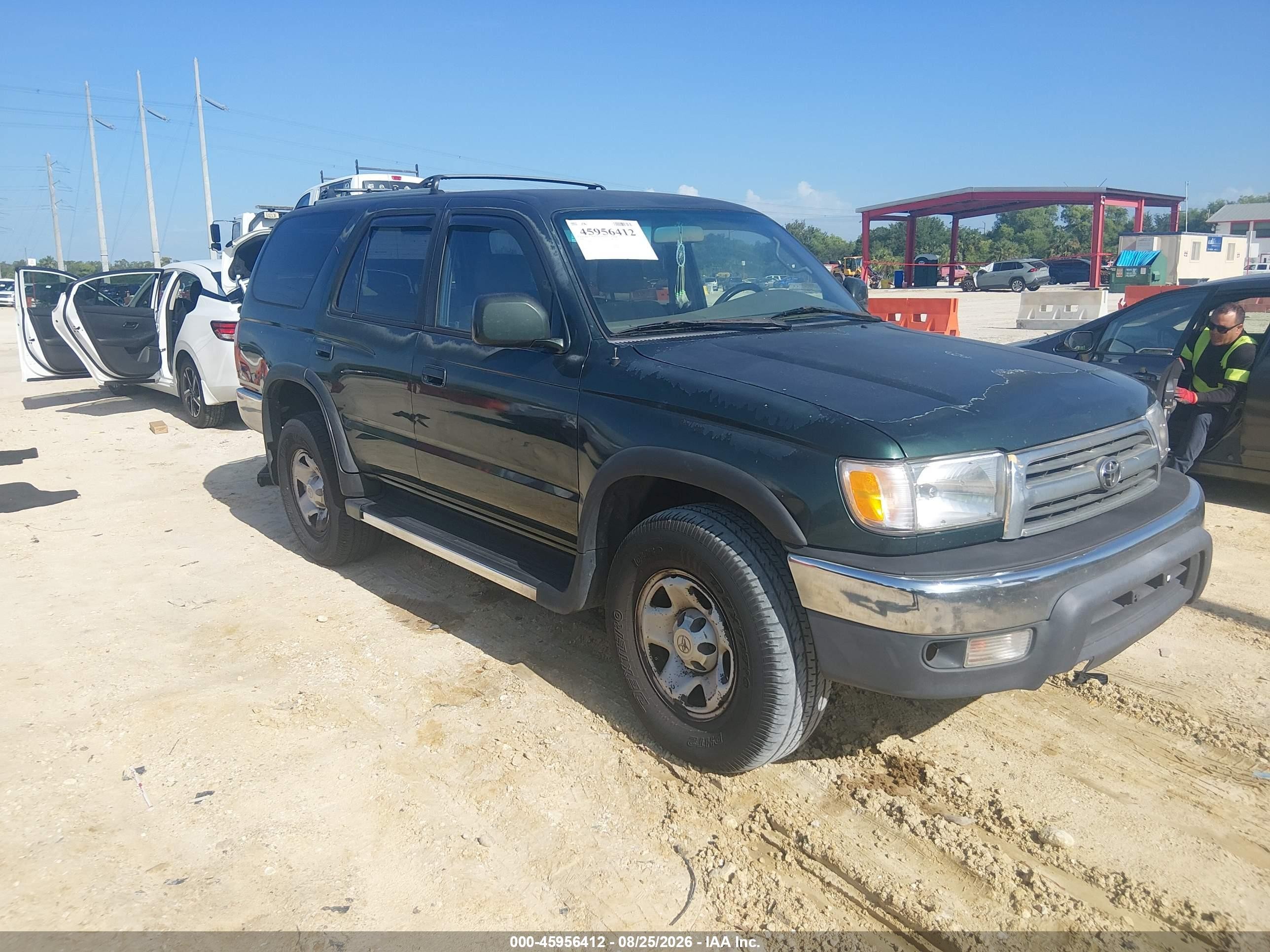 2000 Toyota 4runner Sr5 V6 Green vin: JT3GN86R7Y0176516