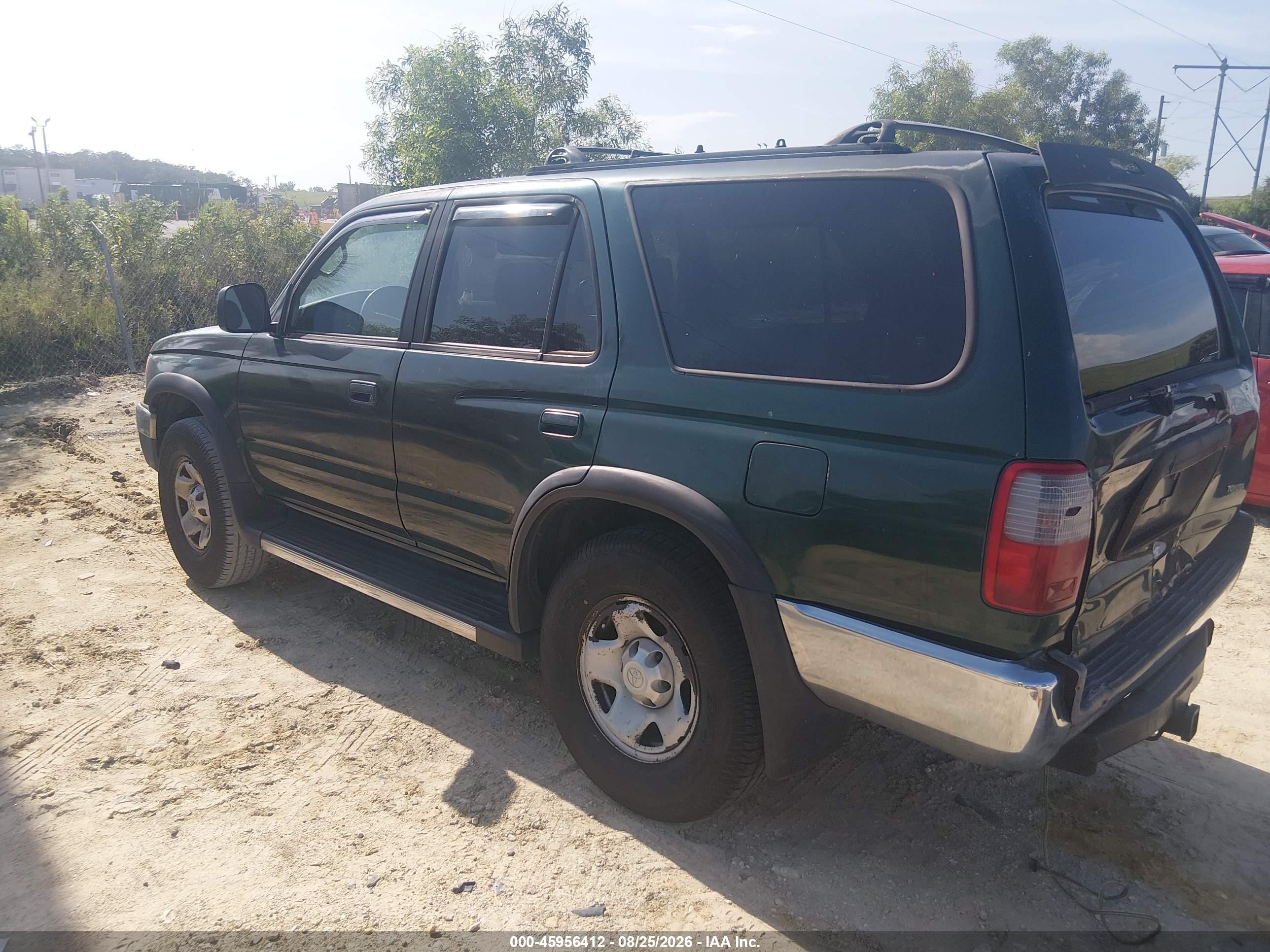 2000 Toyota 4runner Sr5 V6 Green vin: JT3GN86R7Y0176516
