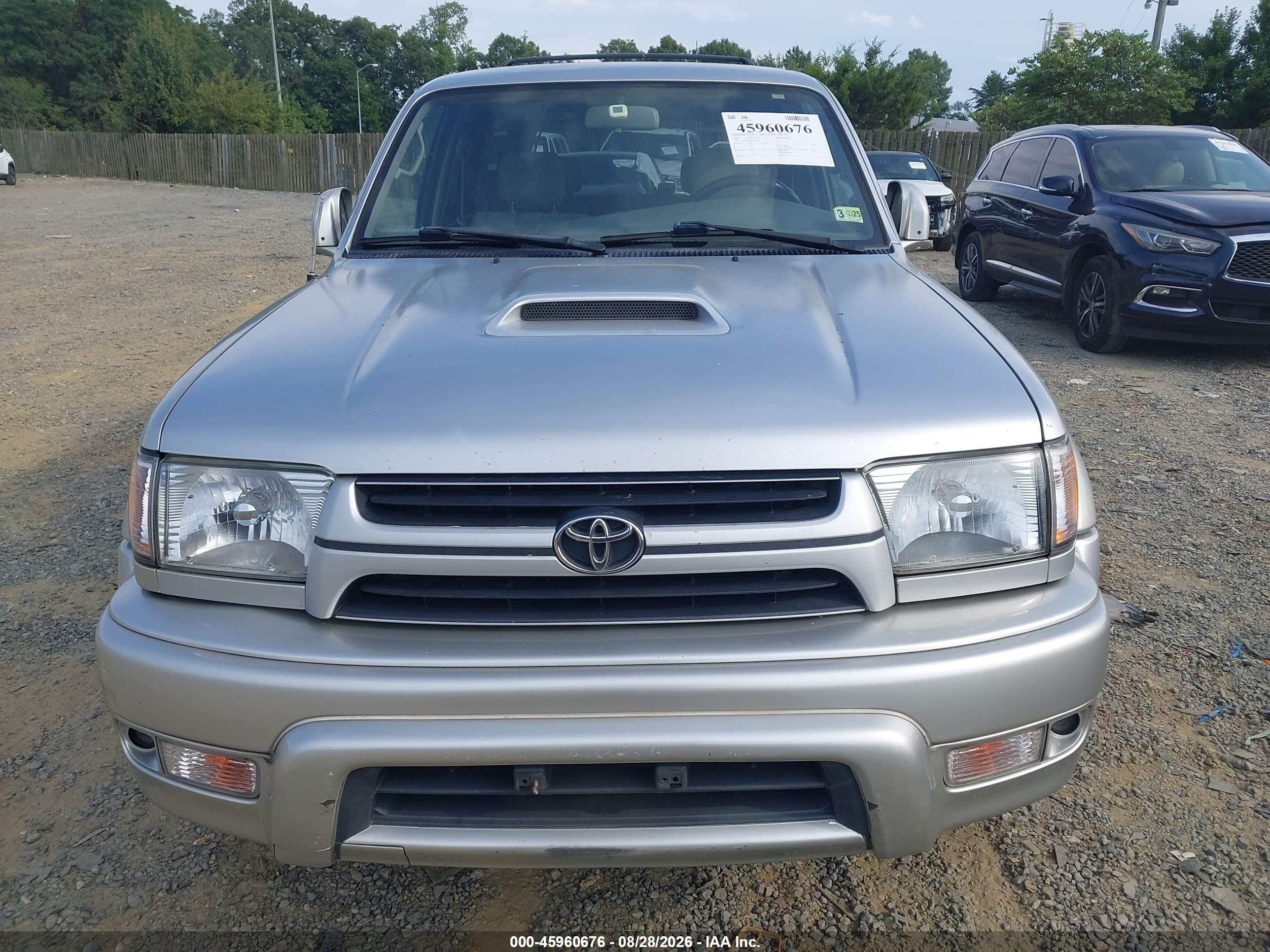 2001 Toyota 4runner Sr5 V6 Silver vin: JT3GN86R810189992