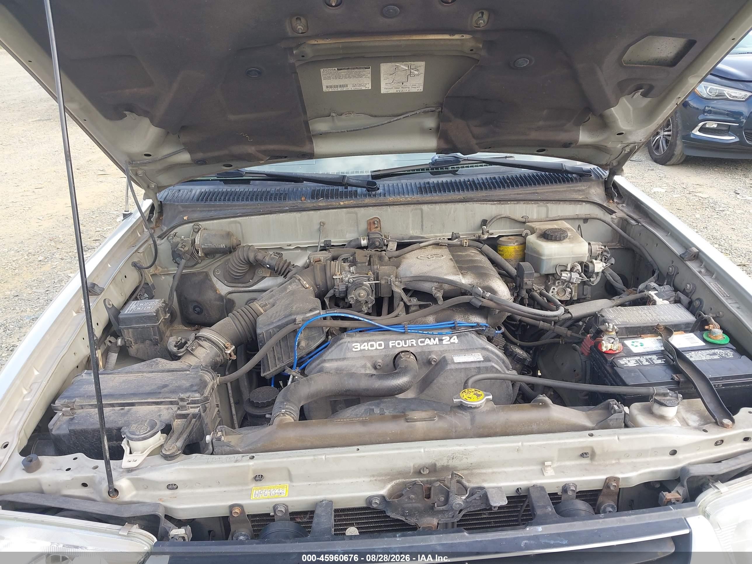 2001 Toyota 4runner Sr5 V6 Silver vin: JT3GN86R810189992