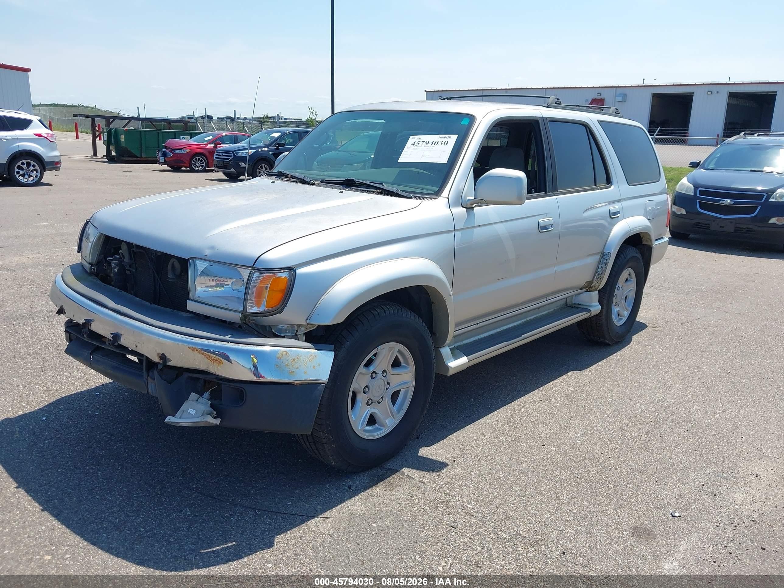 2002 Toyota 4runner Sr5 V6 Серебряный vin: JT3GN86R820246970