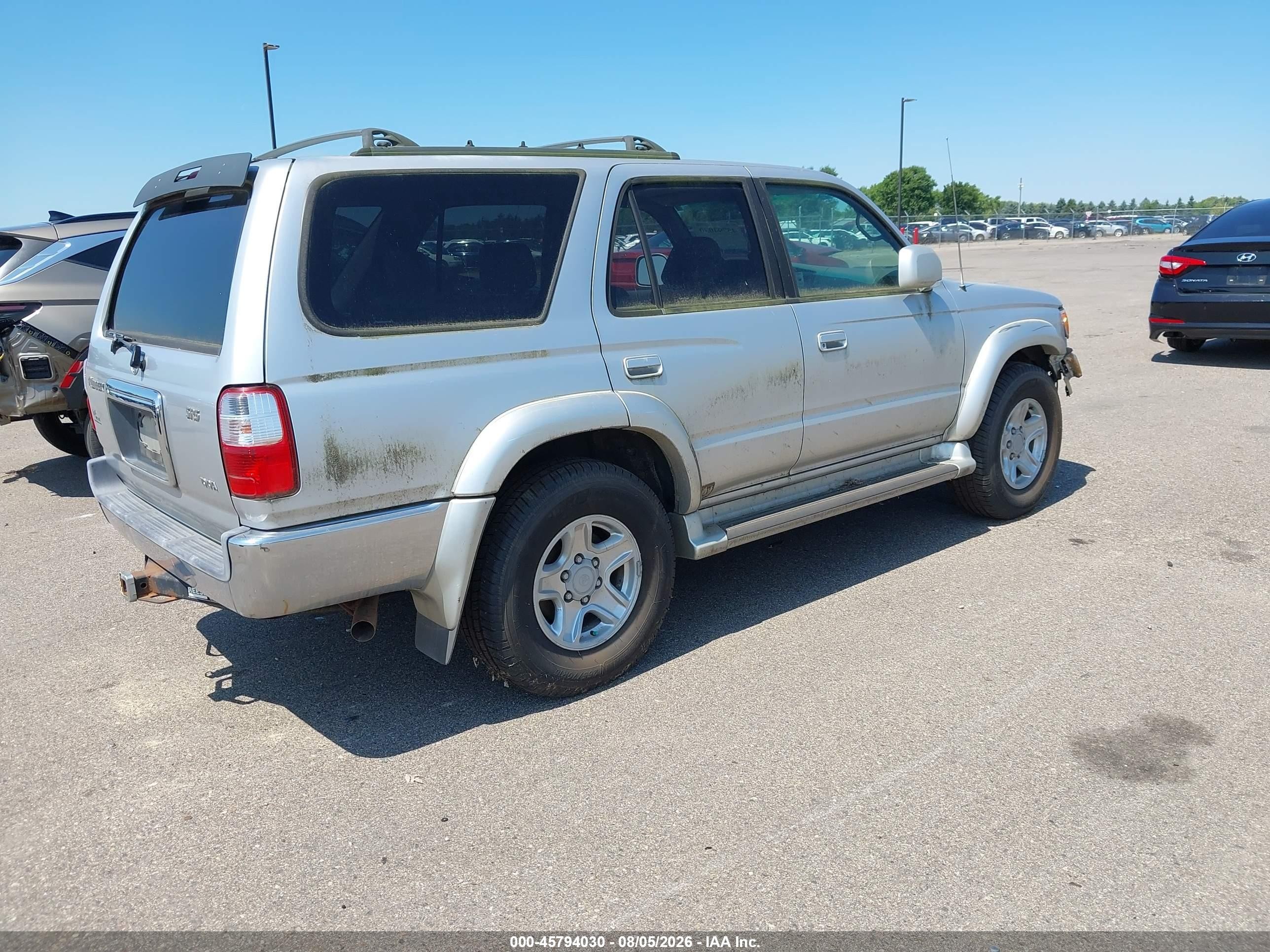 2002 Toyota 4runner Sr5 V6 Серебряный vin: JT3GN86R820246970