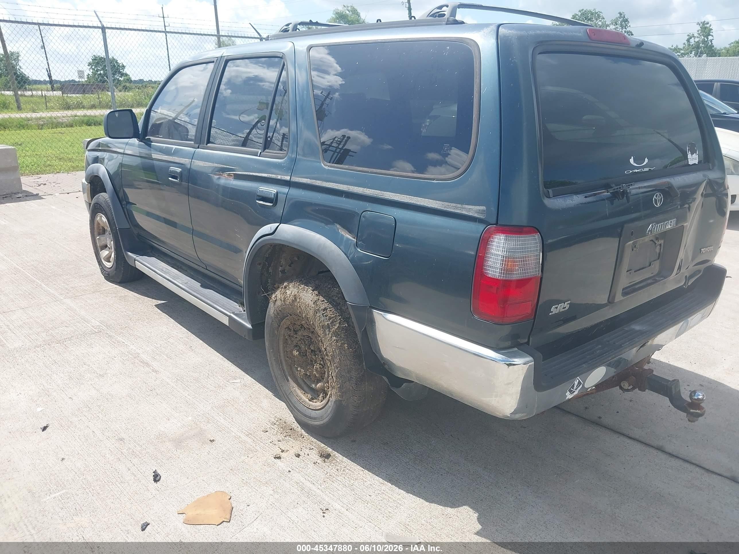1996 Toyota 4runner Sr5 Light Blue vin: JT3GN86R8T0003211