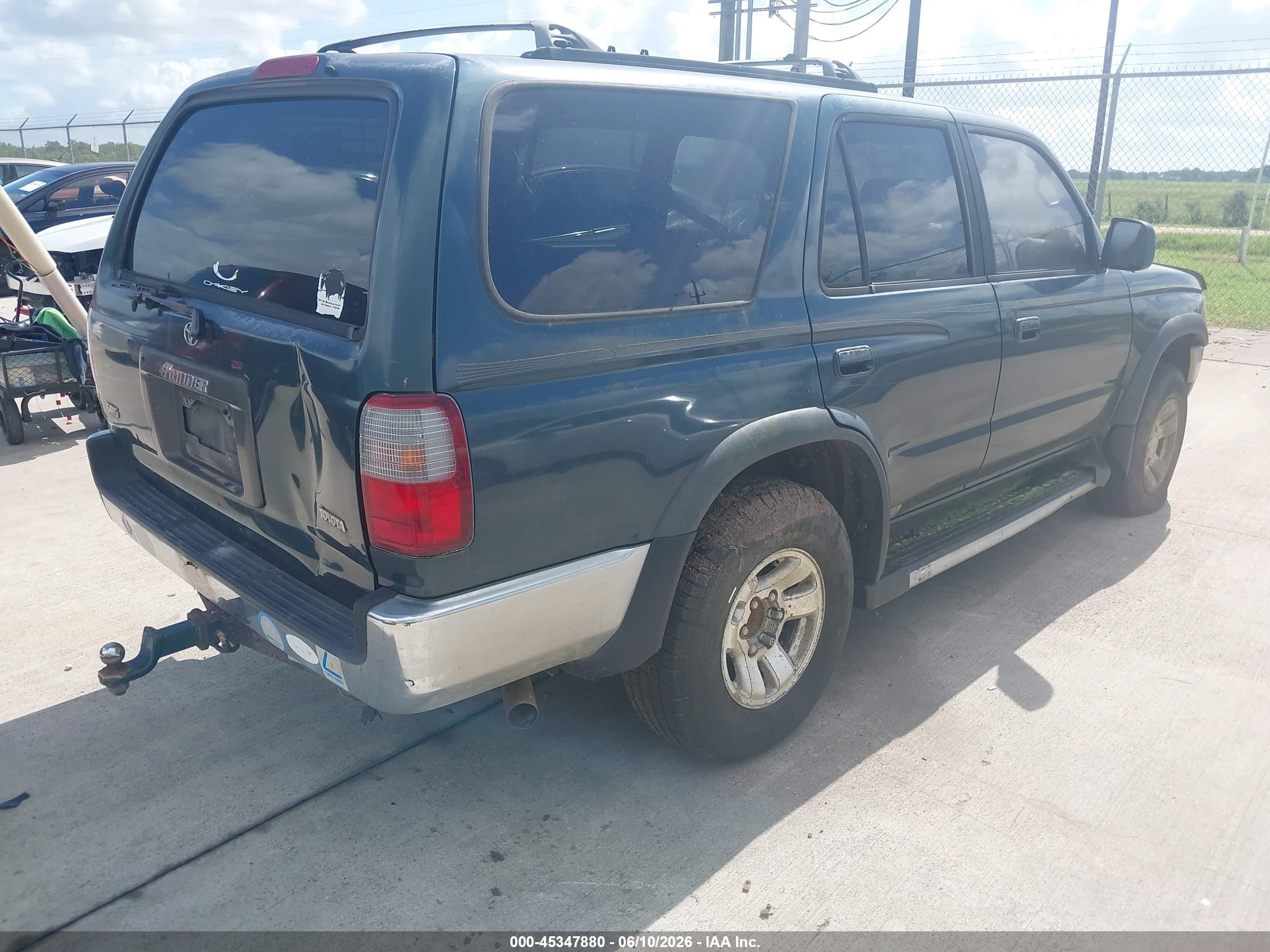 1996 Toyota 4runner Sr5 Light Blue vin: JT3GN86R8T0003211