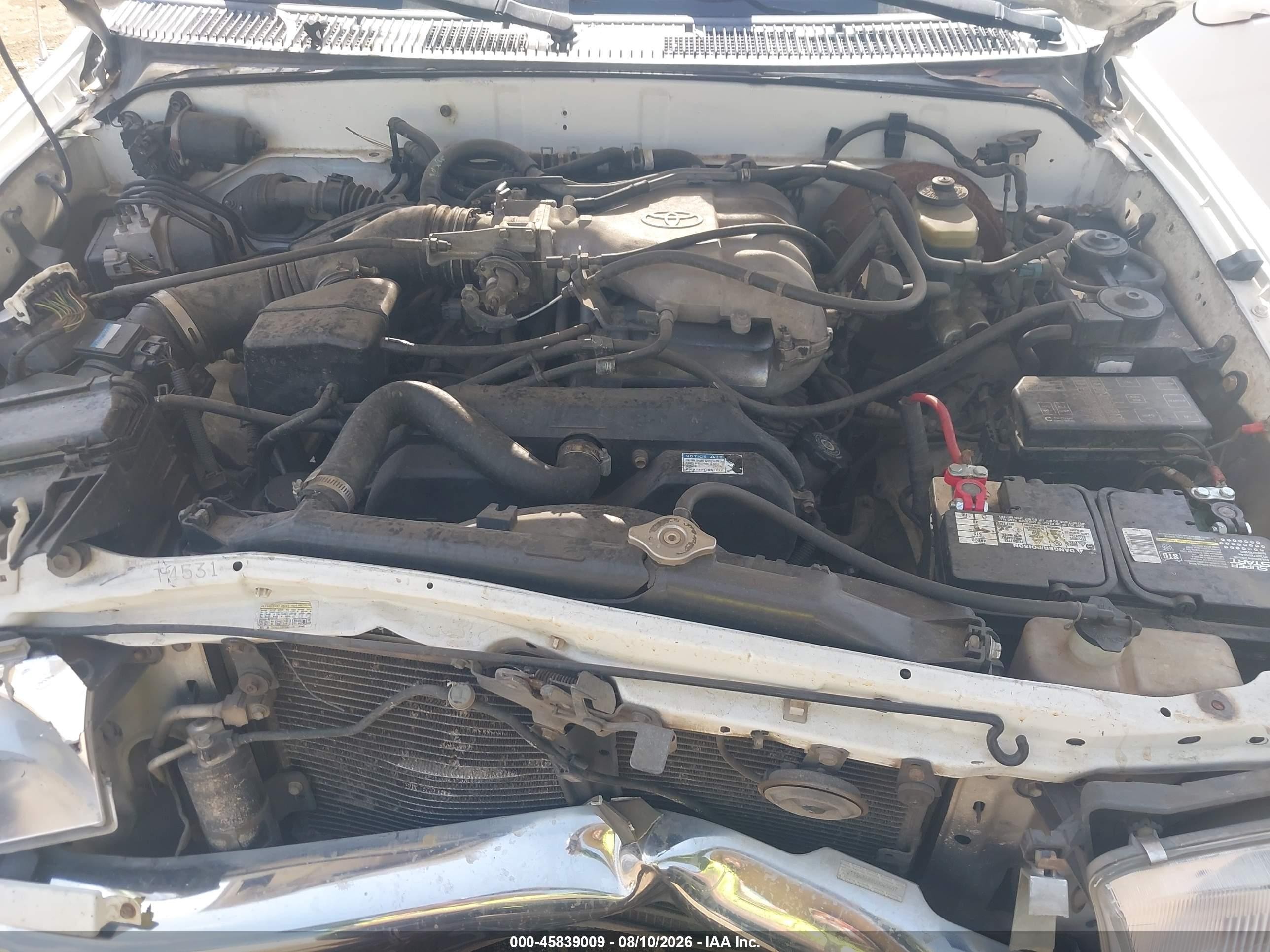 1997 Toyota 4runner Sr5 V6 White vin: JT3GN86R8V0040407
