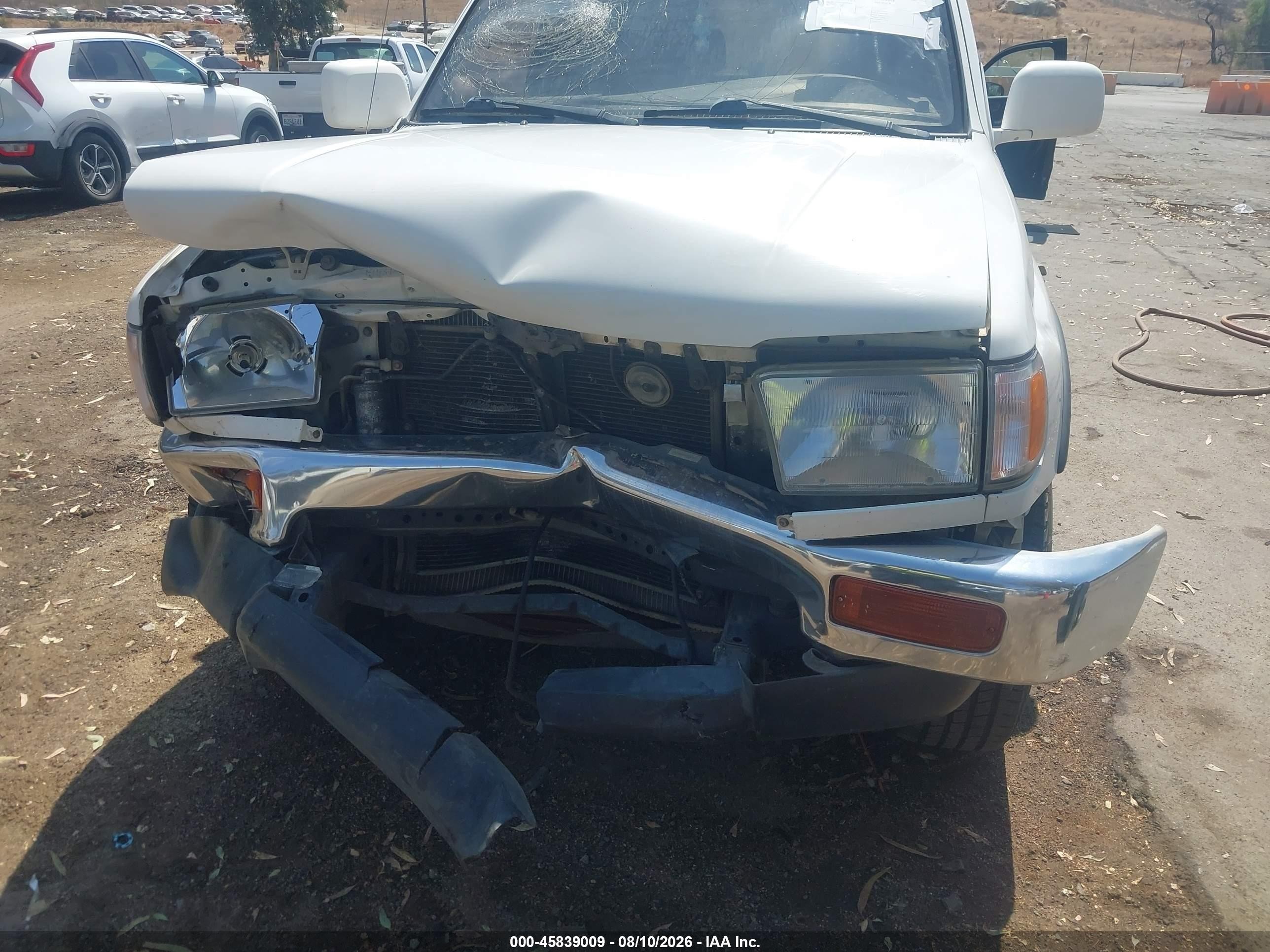 1997 Toyota 4runner Sr5 V6 White vin: JT3GN86R8V0040407