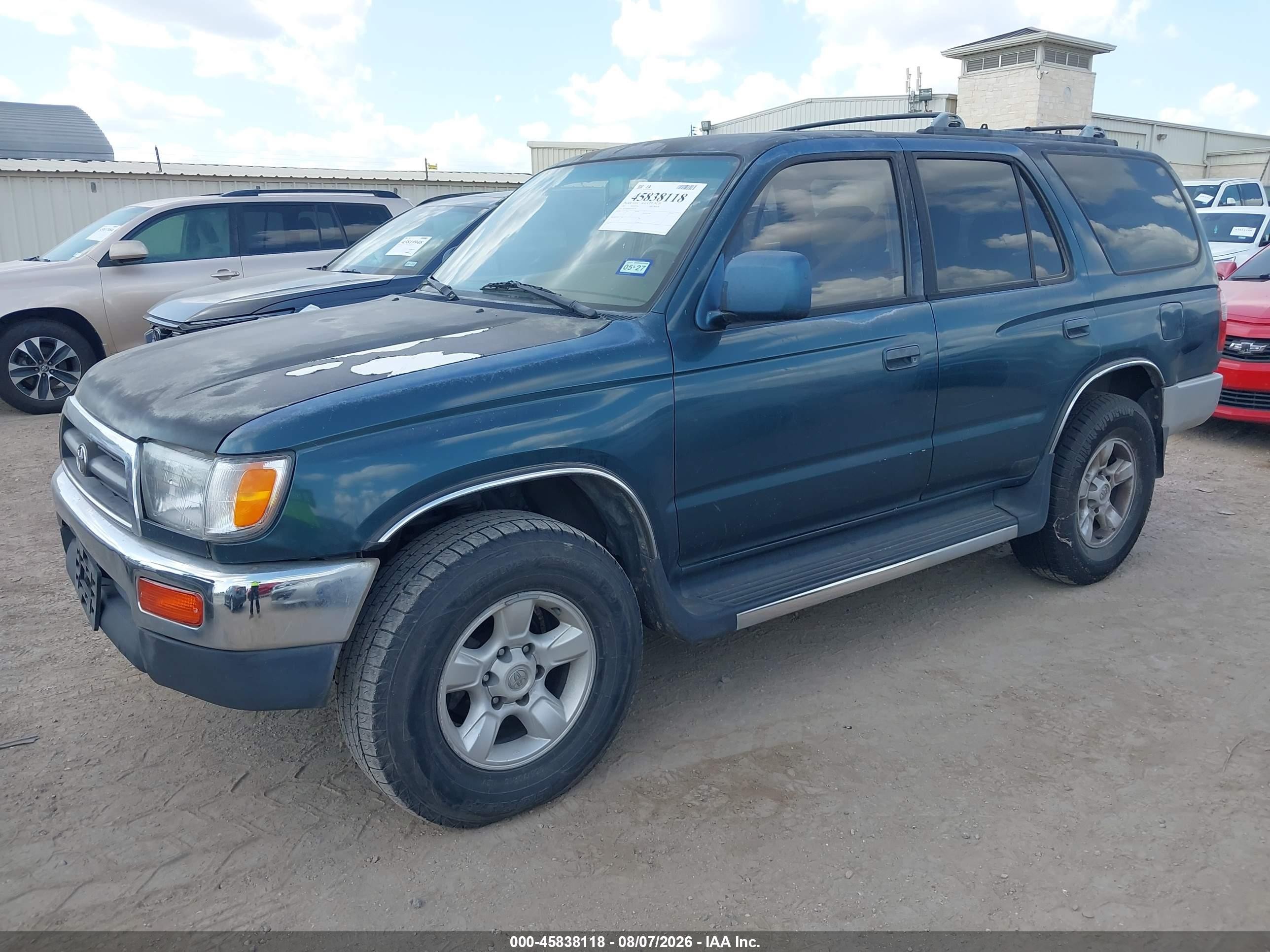 1997 Toyota 4runner Sr5 V6 Green vin: JT3GN86R8V0041136