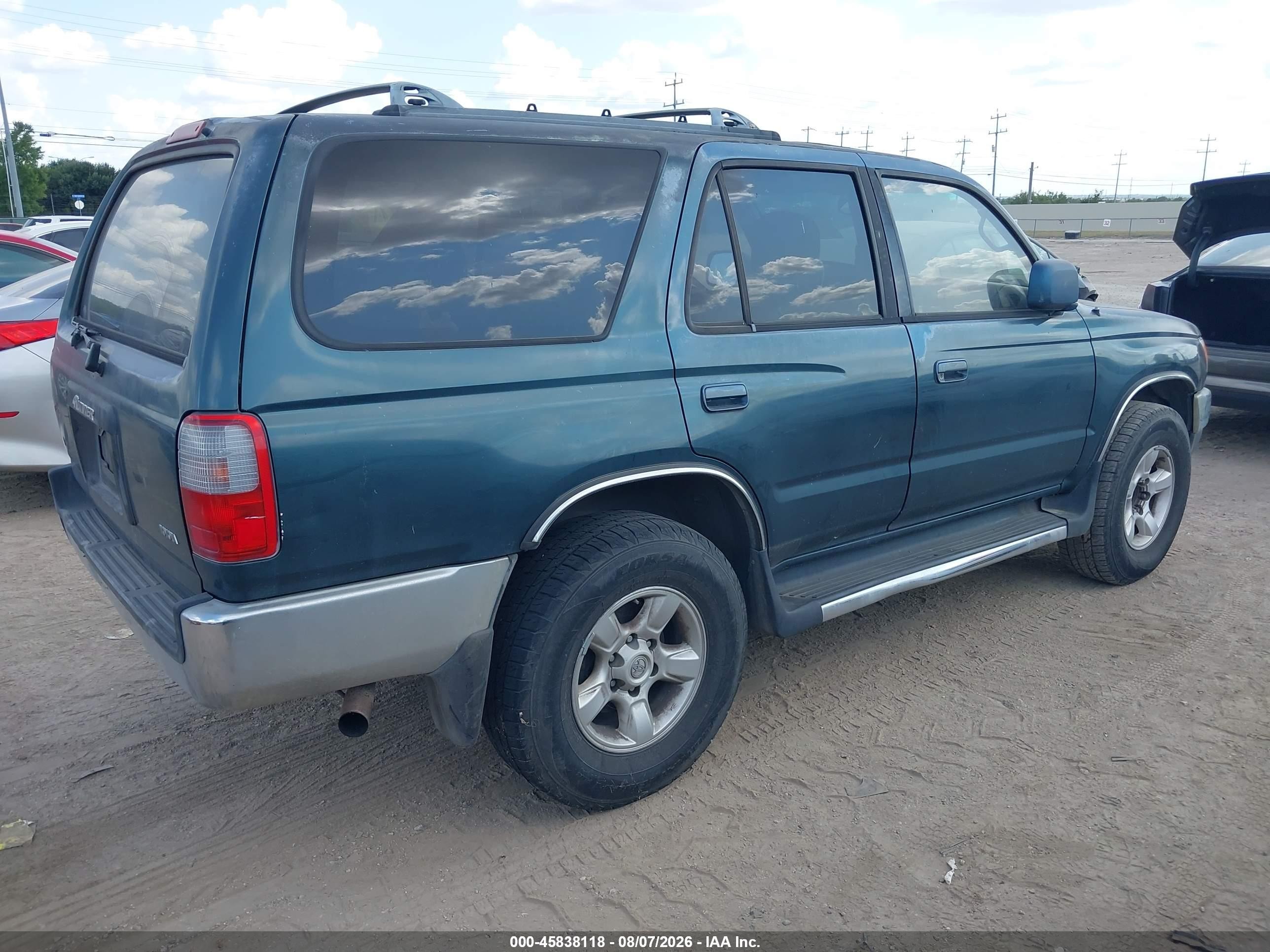 1997 Toyota 4runner Sr5 V6 Green vin: JT3GN86R8V0041136