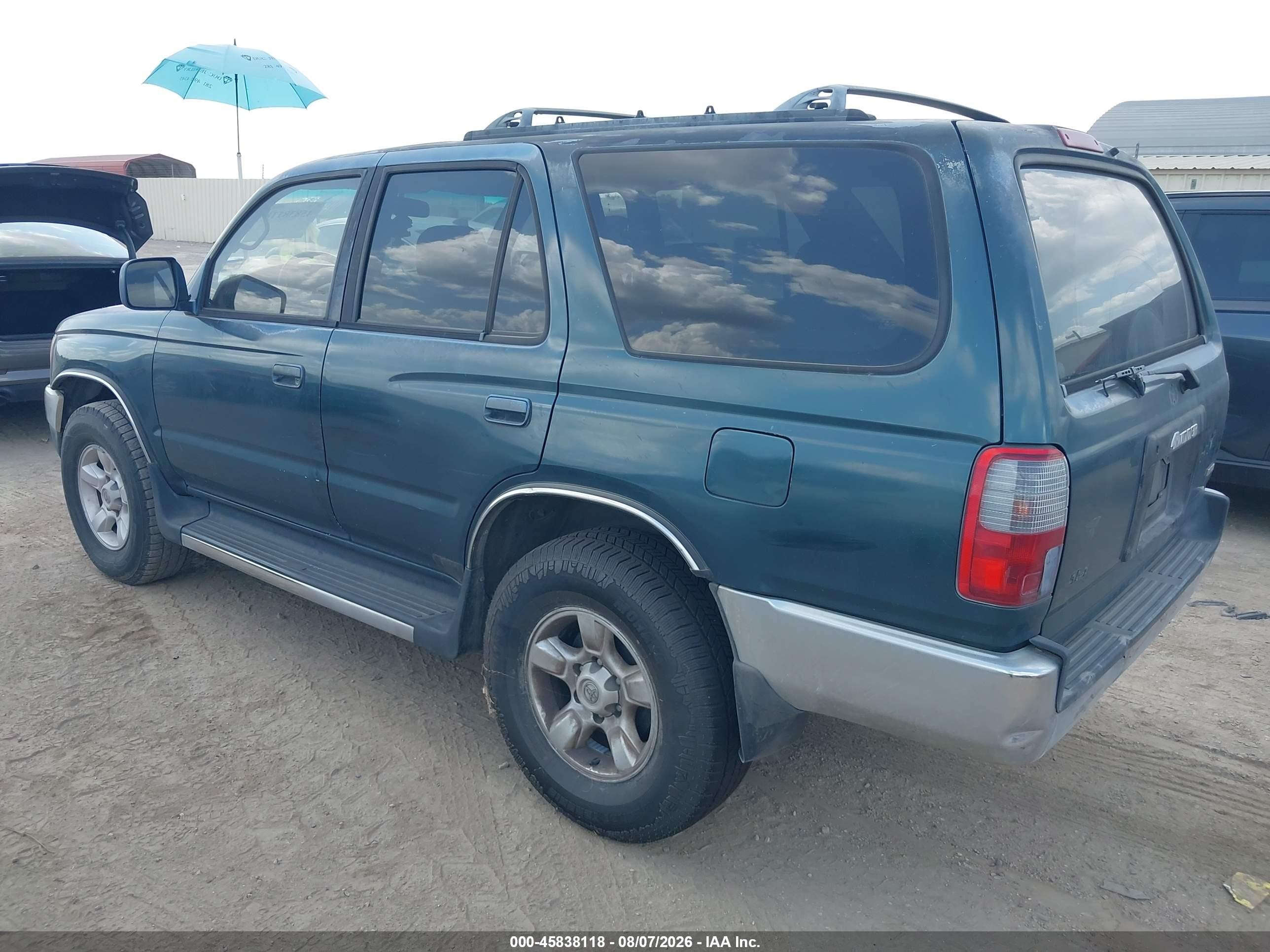 1997 Toyota 4runner Sr5 V6 Green vin: JT3GN86R8V0041136
