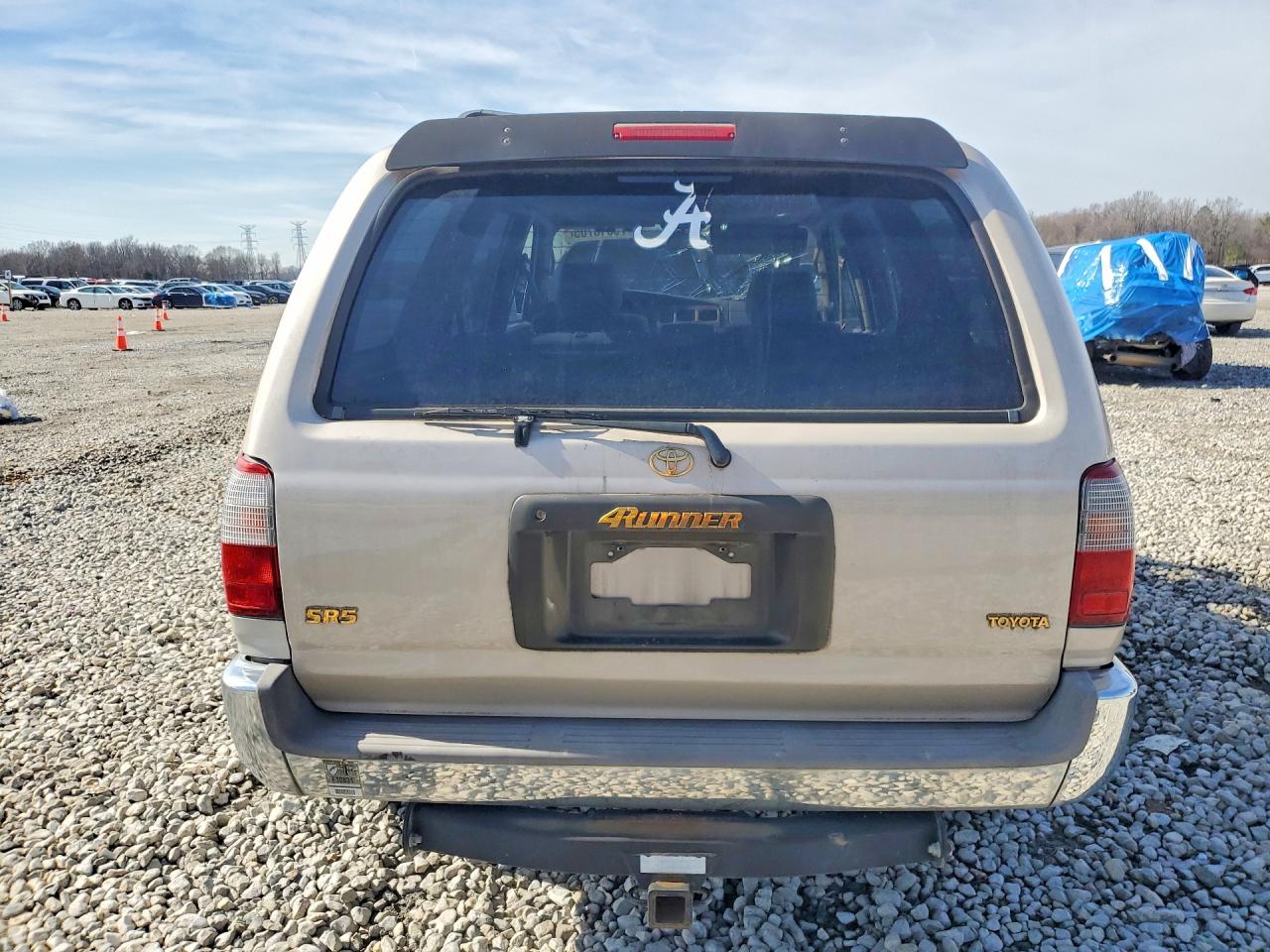 1997 Toyota 4runner Silver vin: JT3GN86R8V0053965