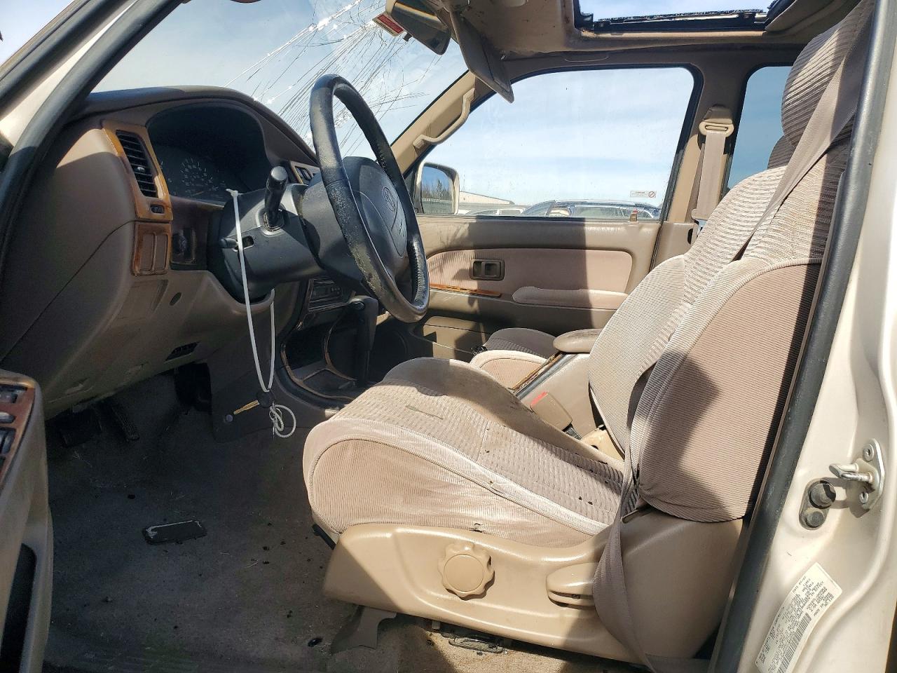 1997 Toyota 4runner Silver vin: JT3GN86R8V0053965
