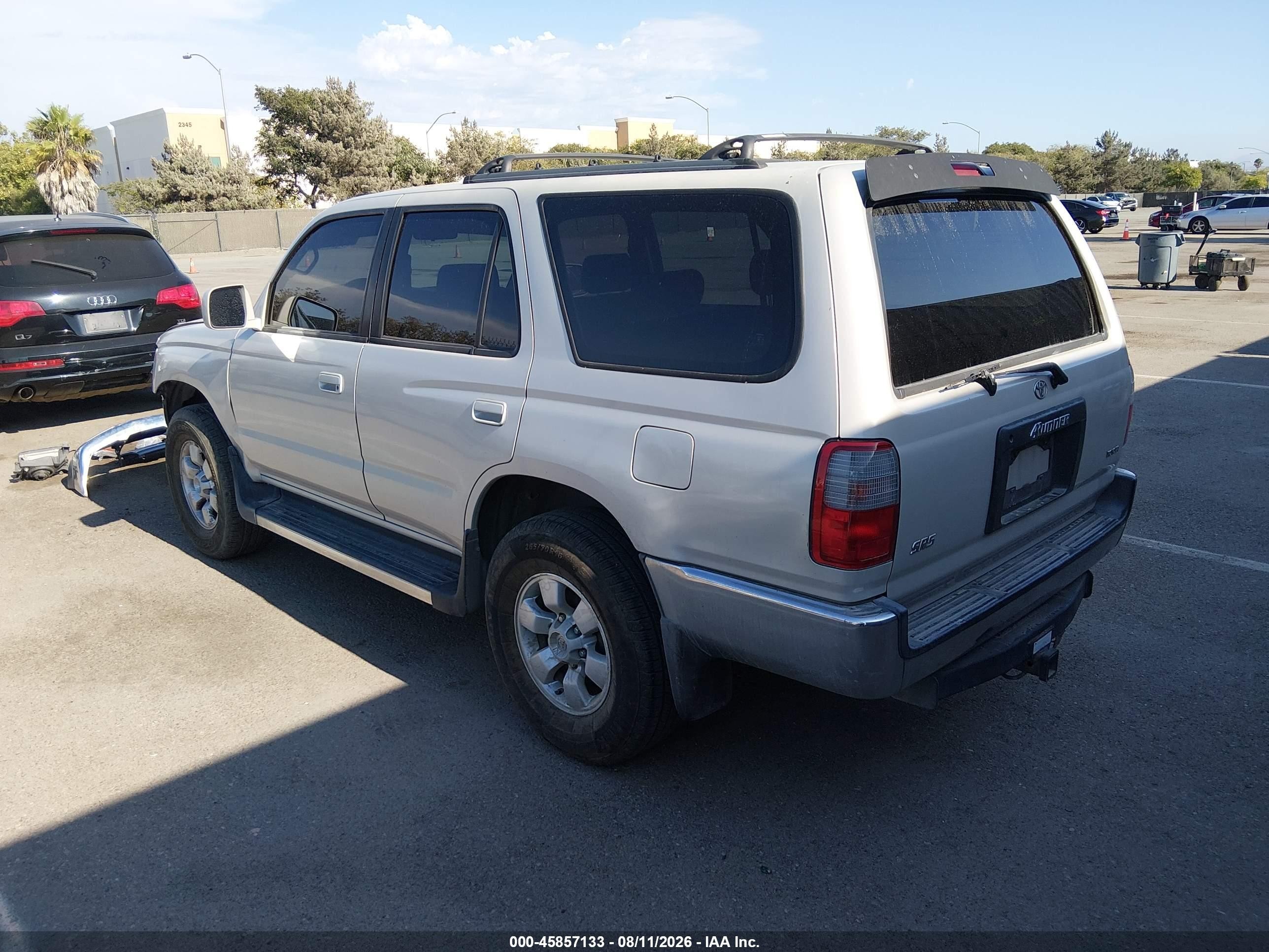 1998 Toyota 4runner Sr5 V6 Silver vin: JT3GN86R8W0080424