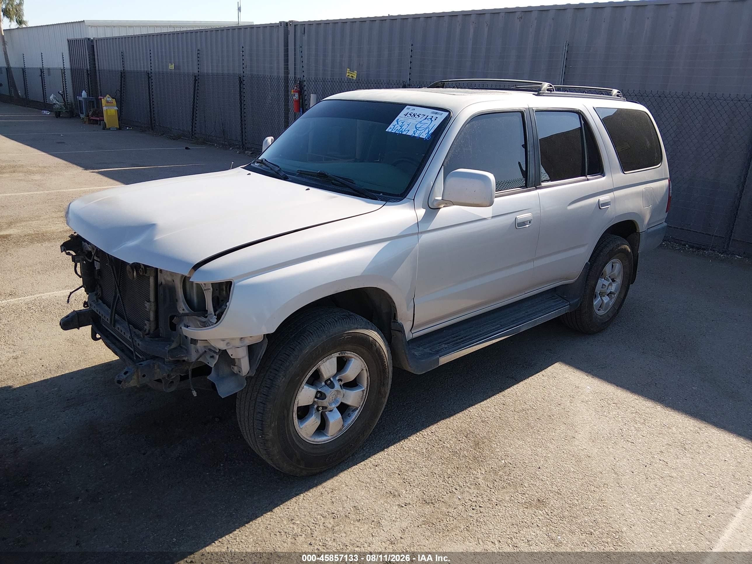 1998 Toyota 4runner Sr5 V6 Silver vin: JT3GN86R8W0080424