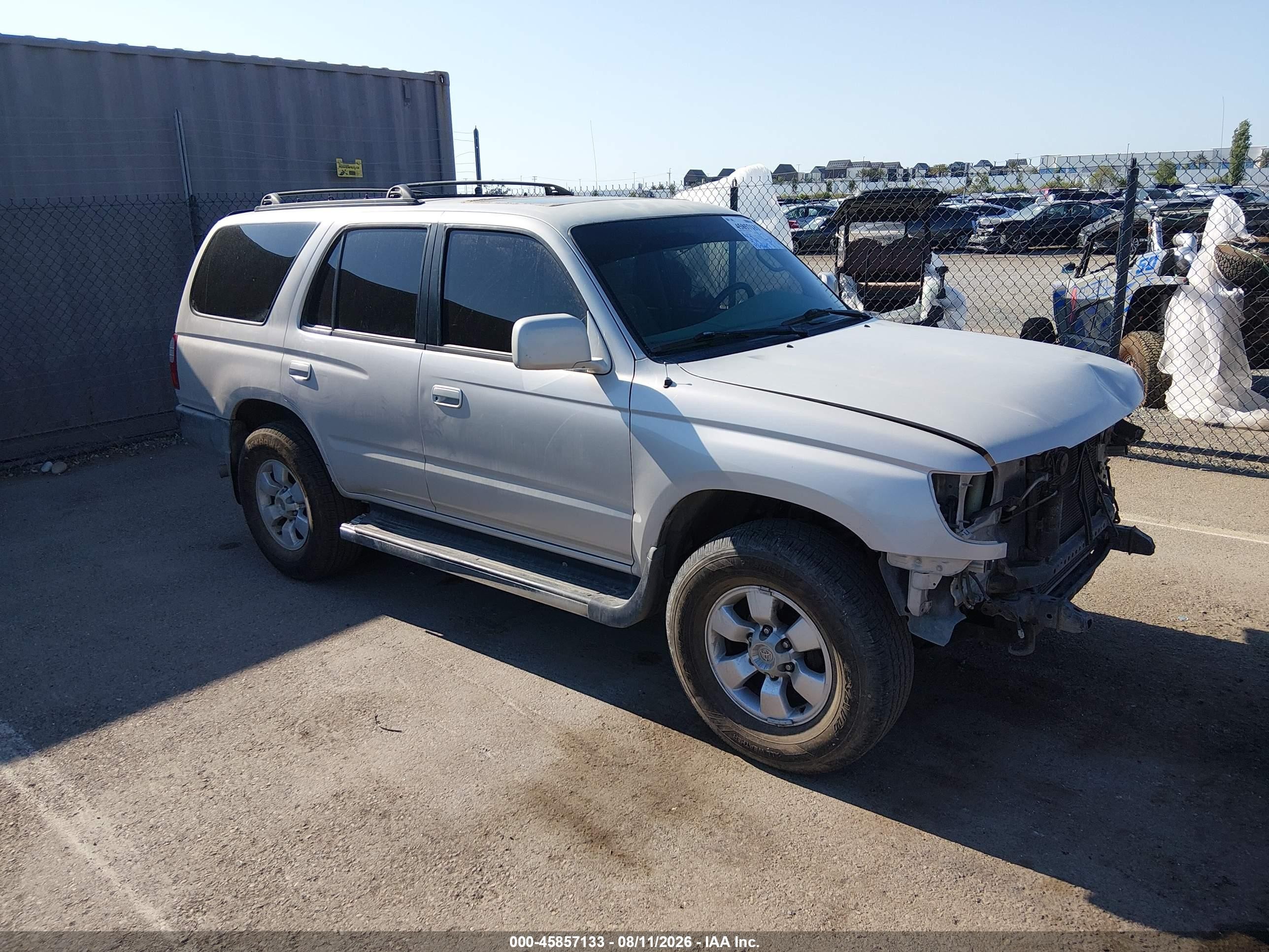 1998 Toyota 4runner Sr5 V6 Silver vin: JT3GN86R8W0080424