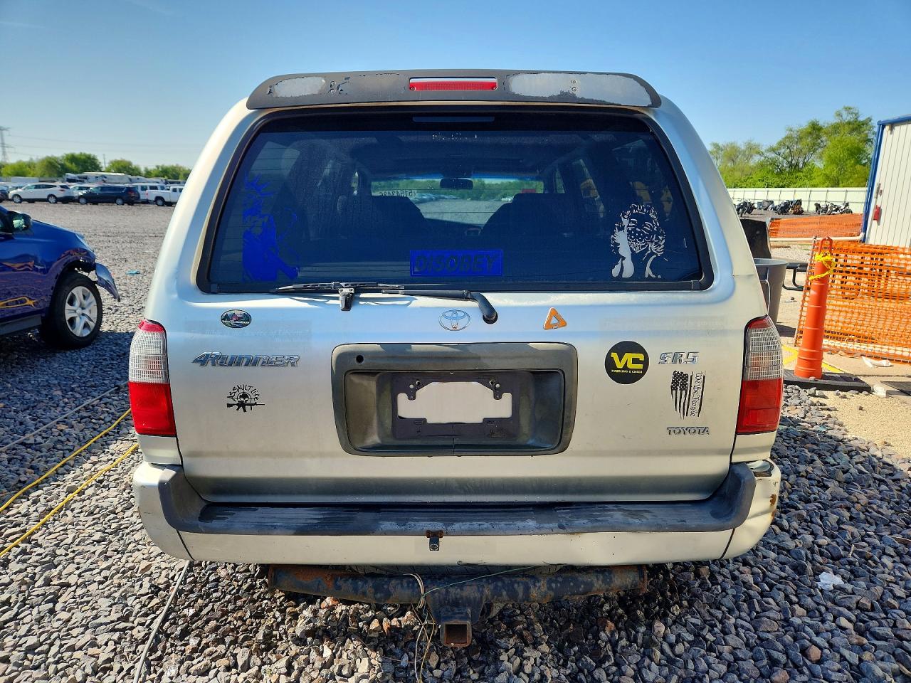 2000 Toyota 4runner Sr5 Silver vin: JT3GN86R8Y0161393