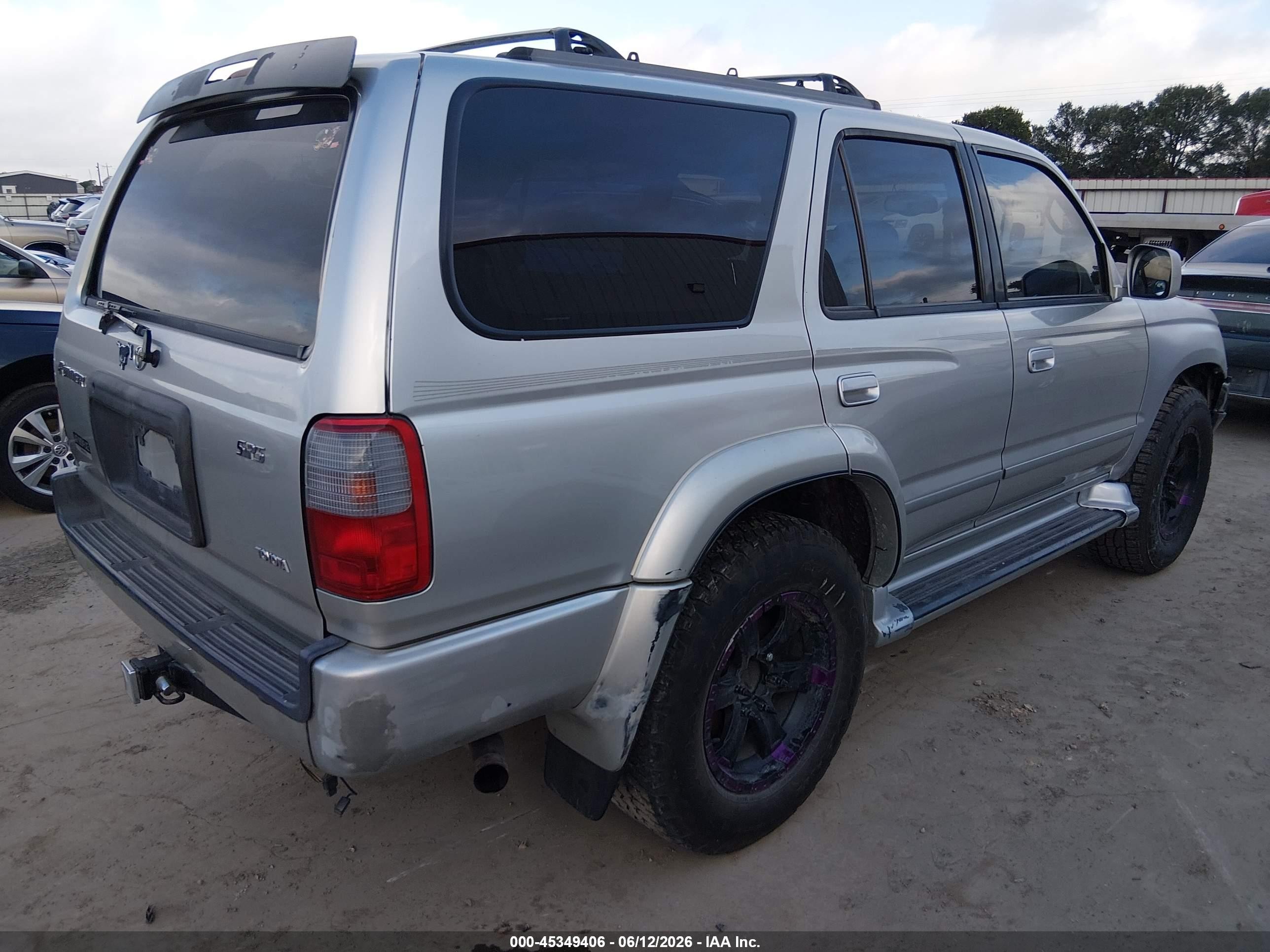 2000 Toyota 4runner Sr5 V6 Silver vin: JT3GN86R8Y0162902