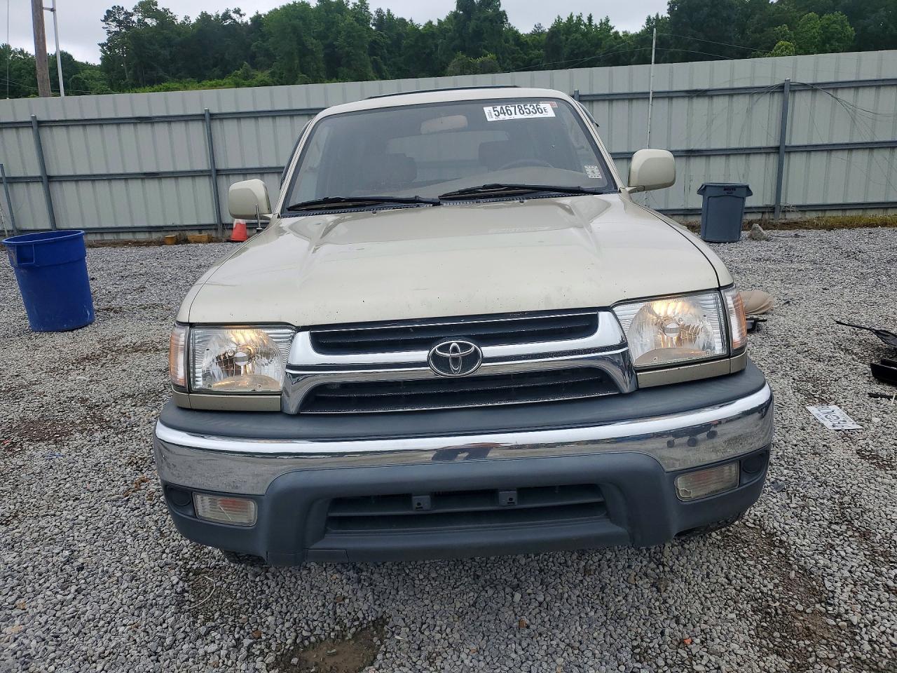 2001 Toyota 4runner Sr5 Tan vin: JT3GN86R910187877