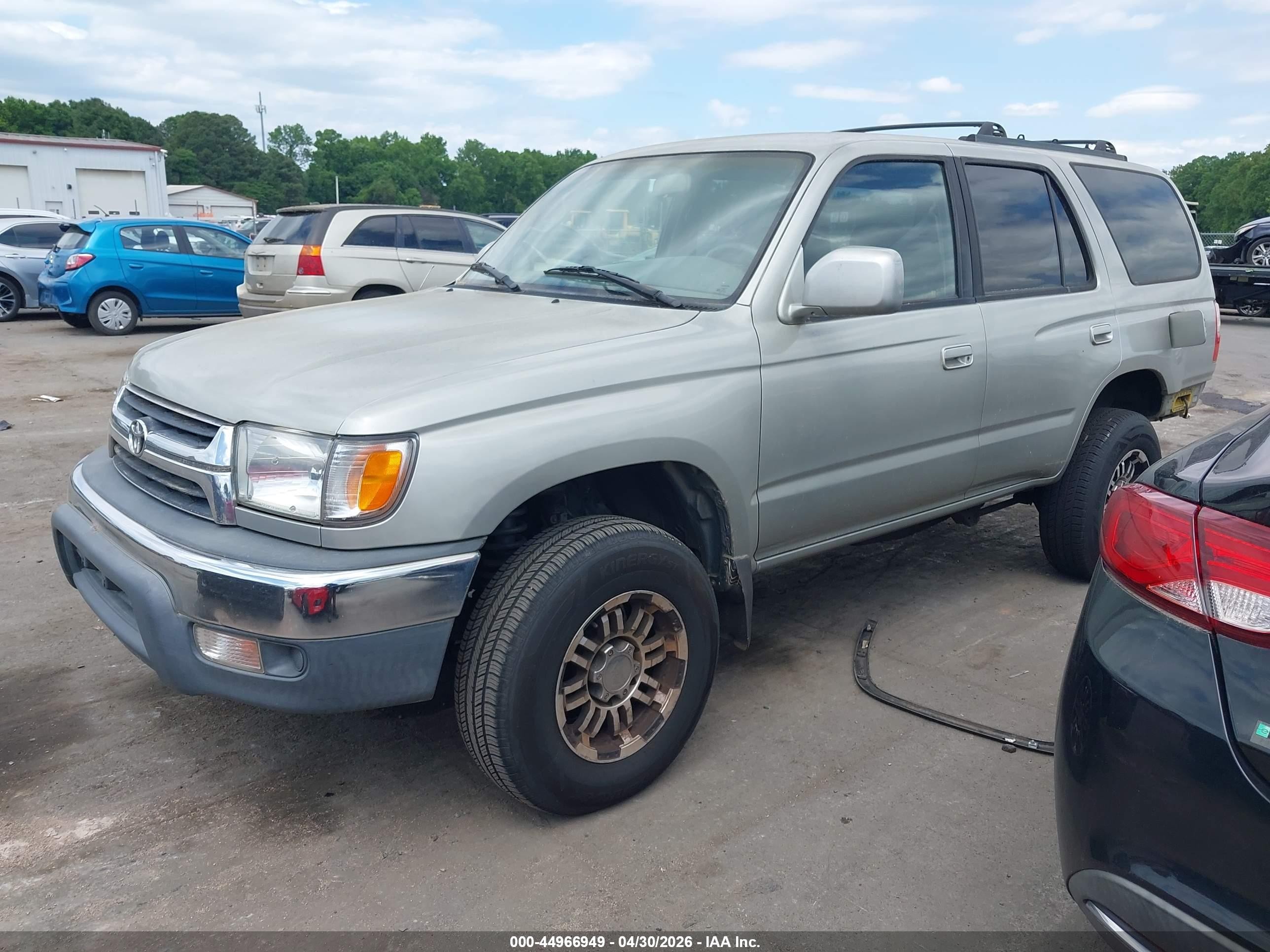 2001 Toyota 4runner Sr5 V6 Silver vin: JT3GN86R910197471