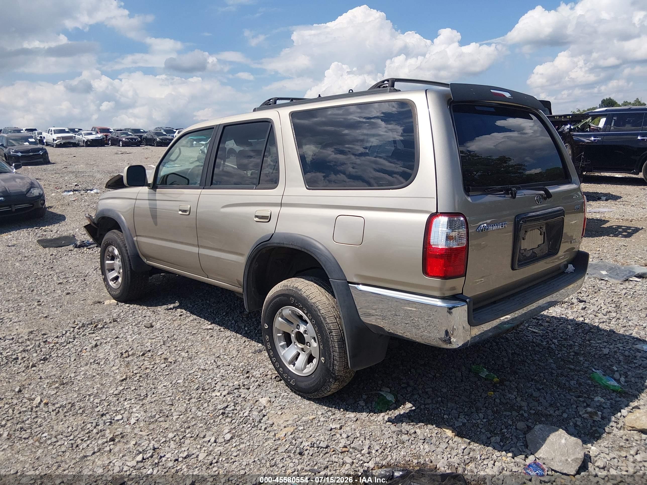 2001 Toyota 4runner Sr5 V6 Gold vin: JT3GN86R910201146