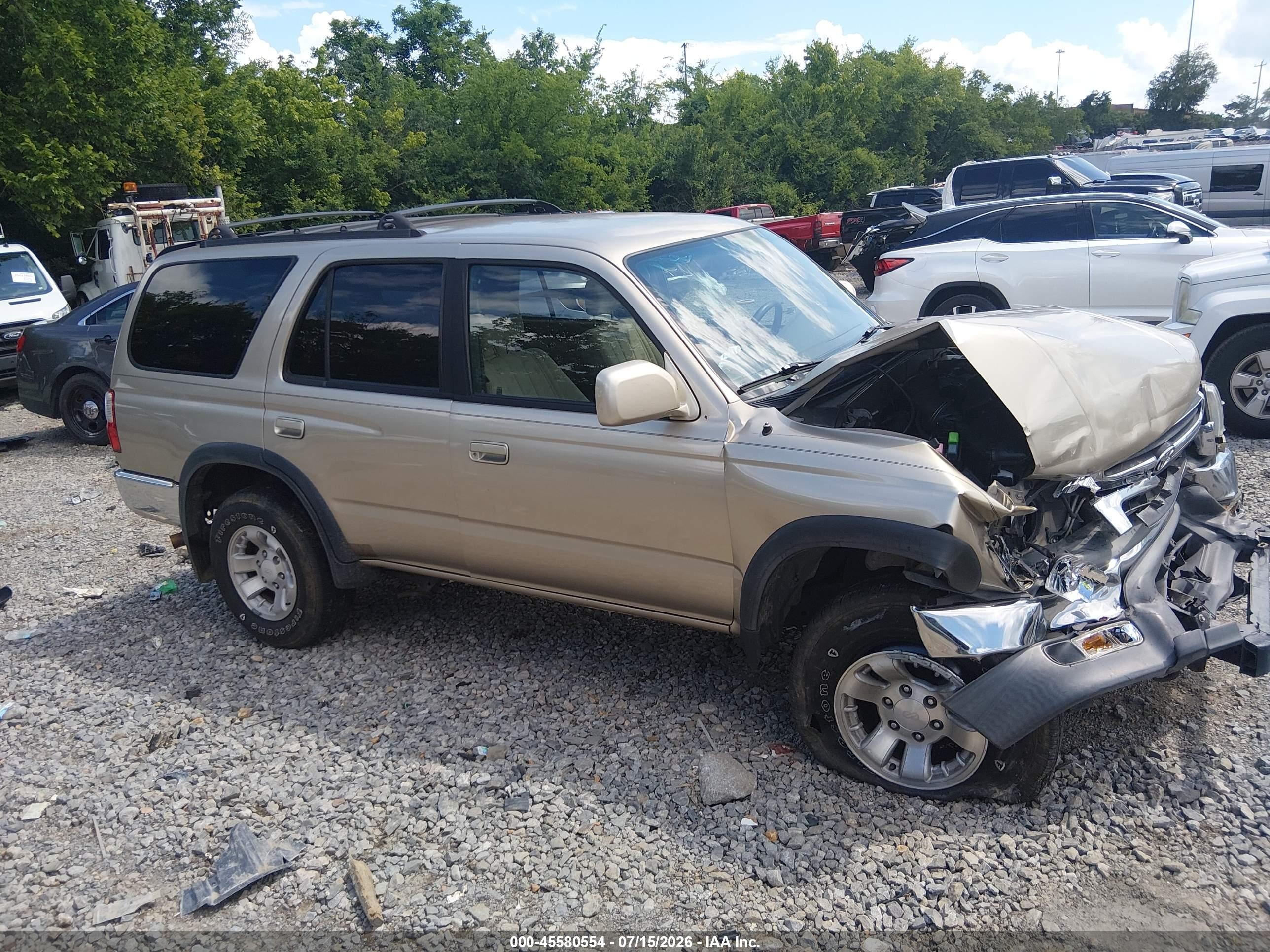 2001 Toyota 4runner Sr5 V6 Gold vin: JT3GN86R910201146