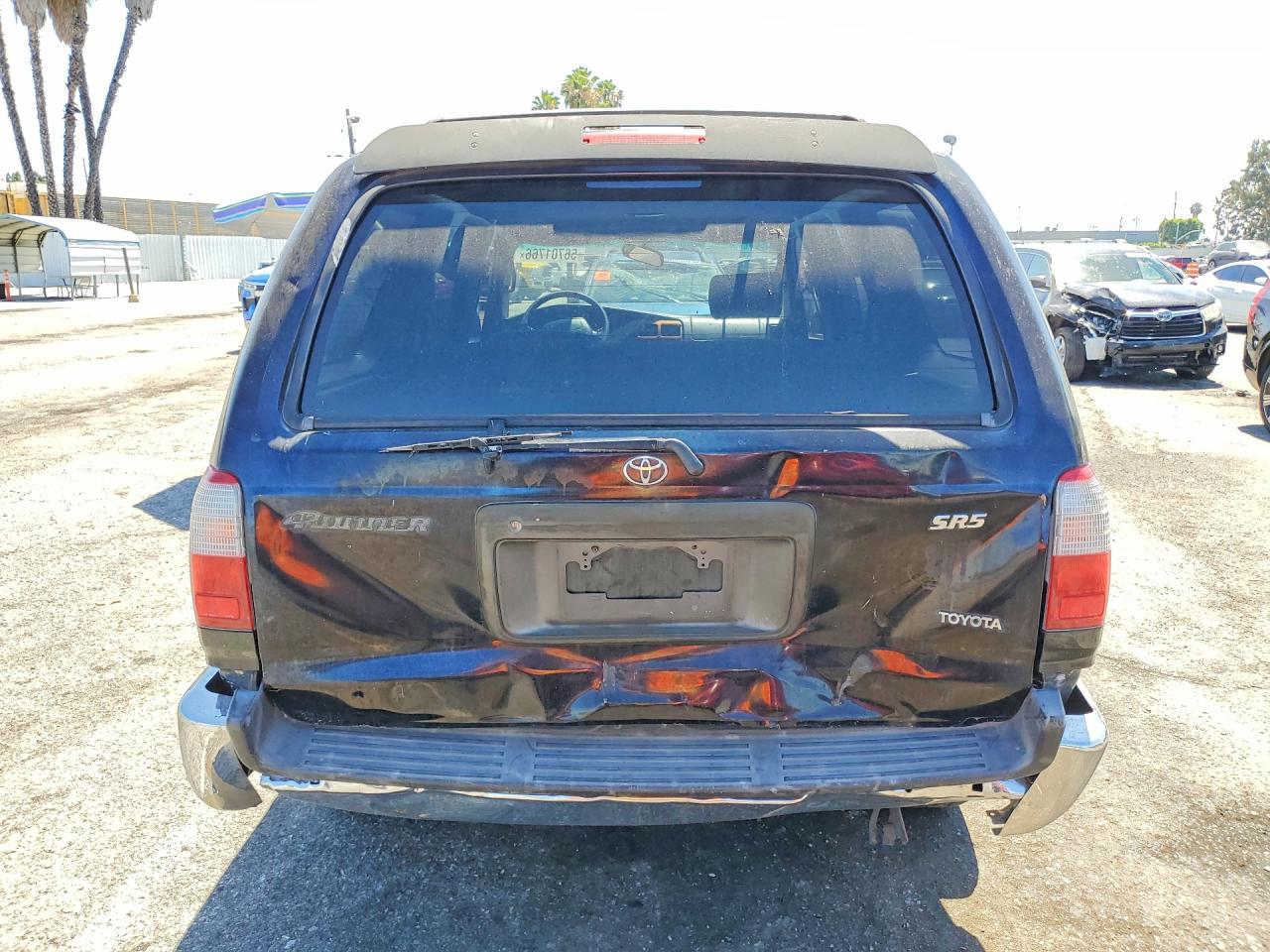 1996 Toyota 4runner Sr5 Black vin: JT3GN86R9T0018557