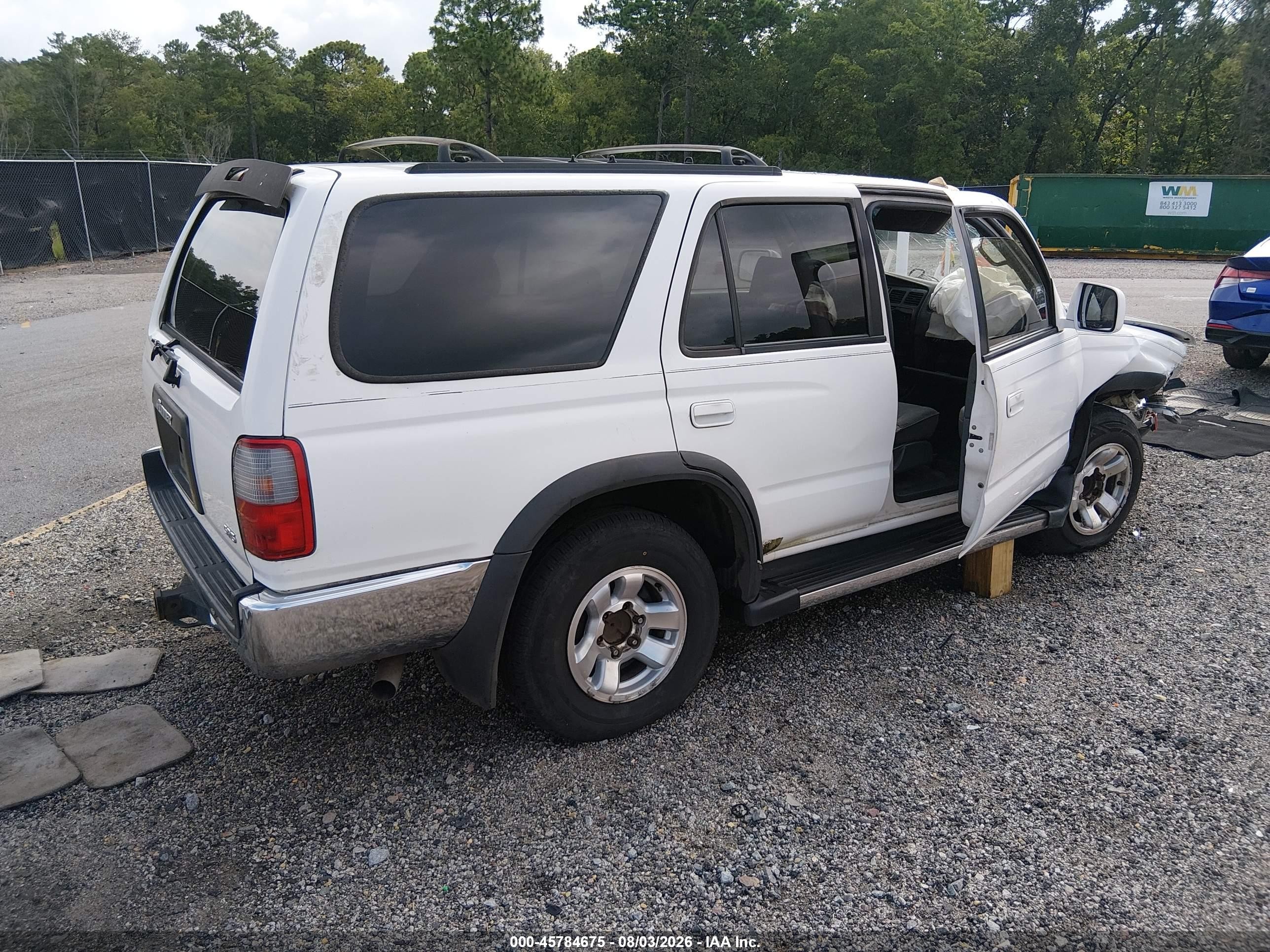 1997 Toyota 4runner Sr5 V6 Белый vin: JT3GN86R9V0048175