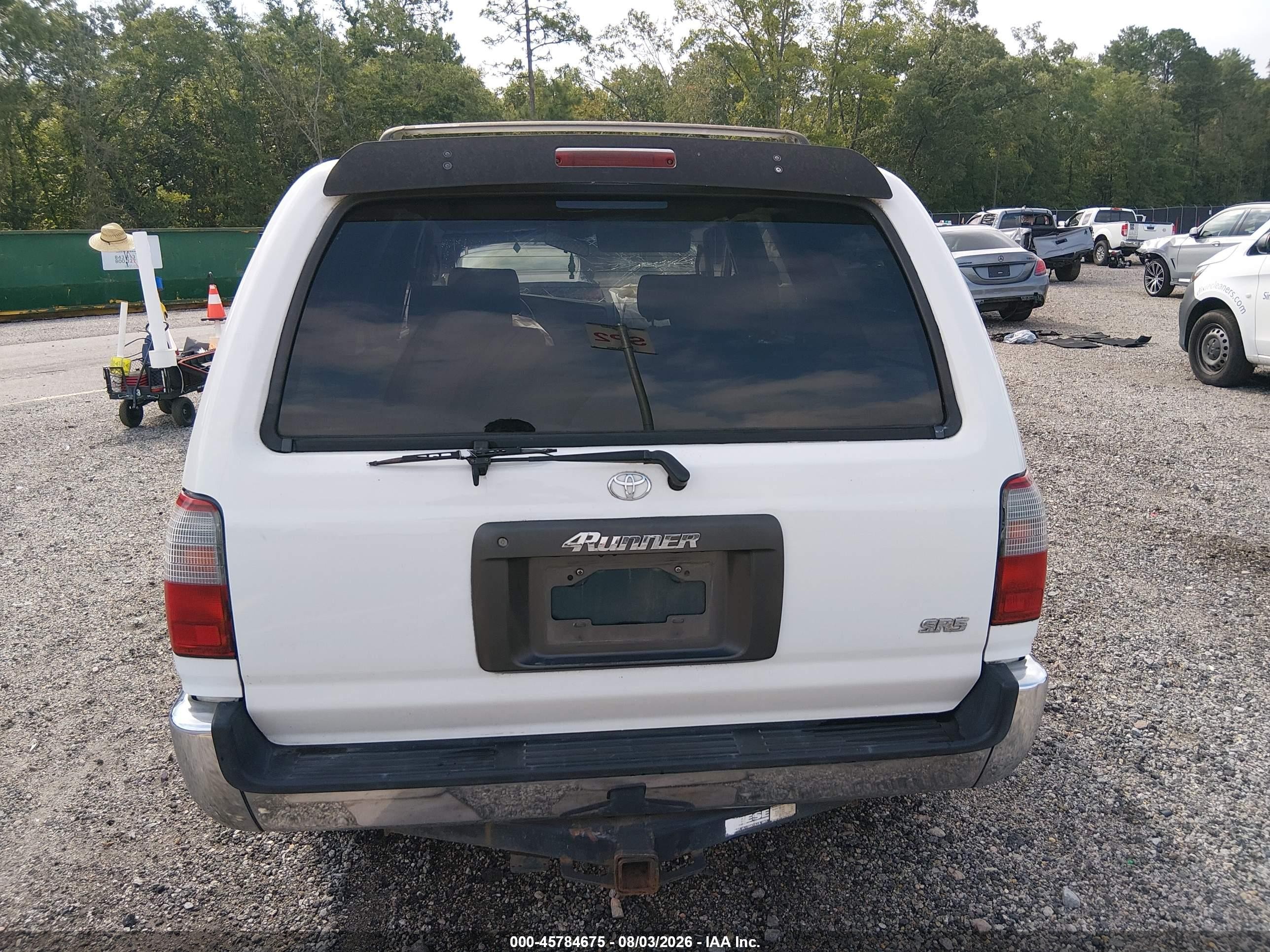 1997 Toyota 4runner Sr5 V6 Белый vin: JT3GN86R9V0048175
