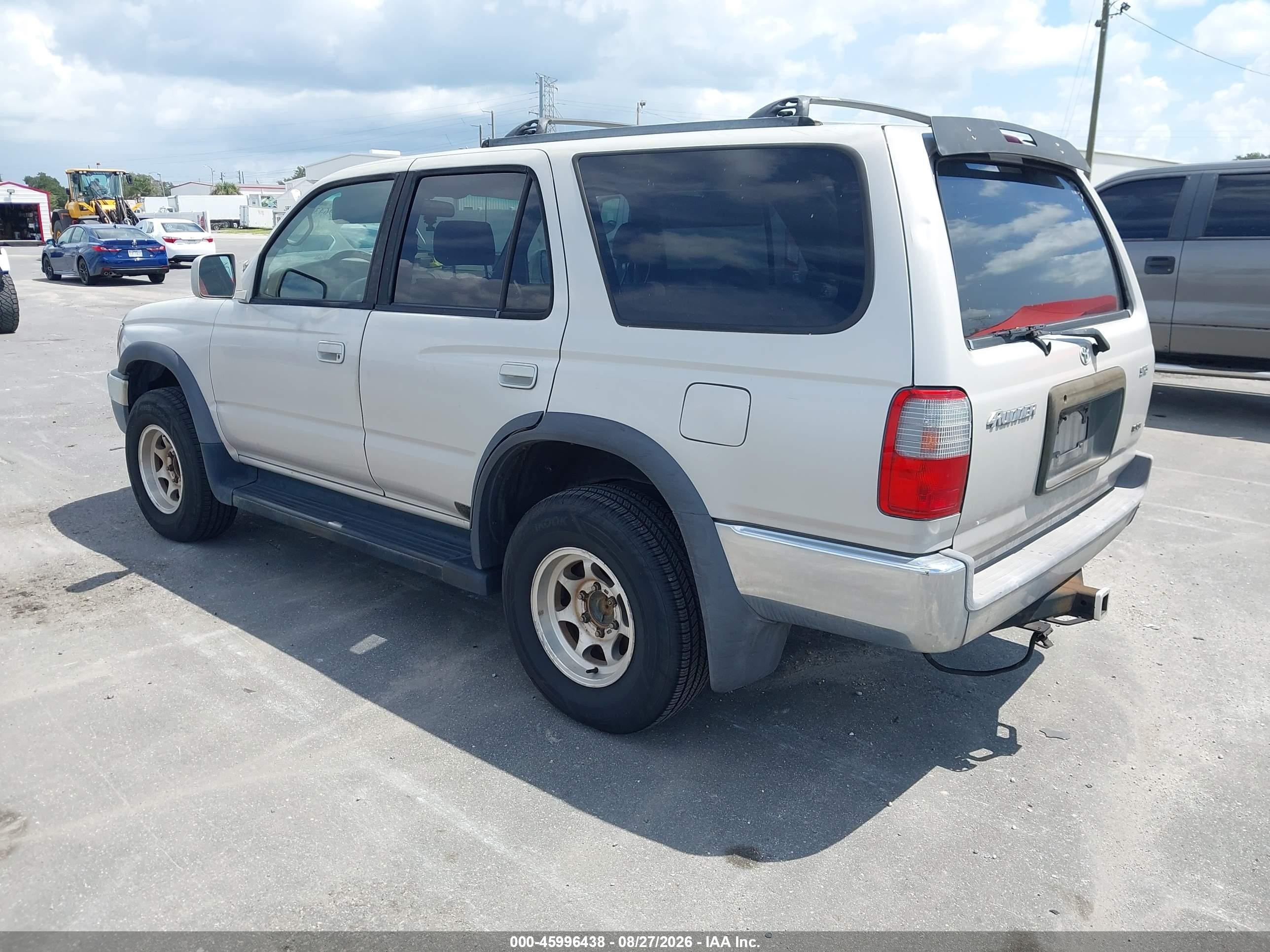 1999 Toyota 4runner Sr5 V6 Silver vin: JT3GN86R9X0125243