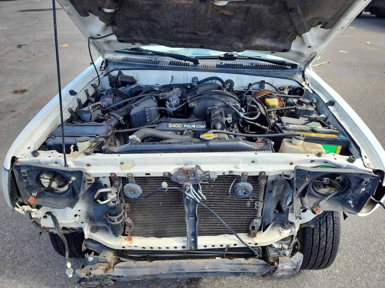 2000 Toyota 4runner Sr5 White vin: JT3GN86R9Y0147843