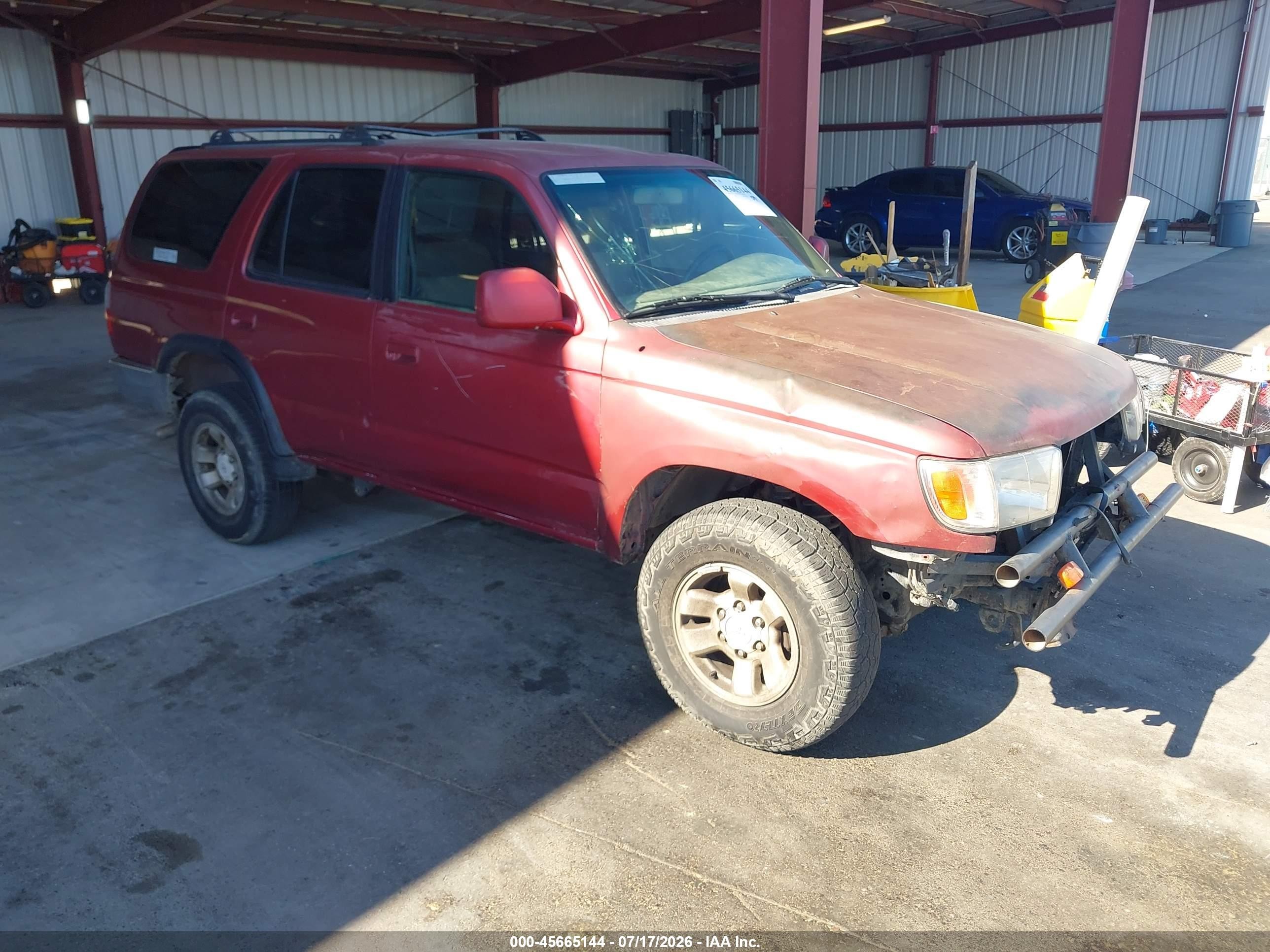 2000 Toyota 4runner Sr5 V6 Красный vin: JT3GN86R9Y0172404