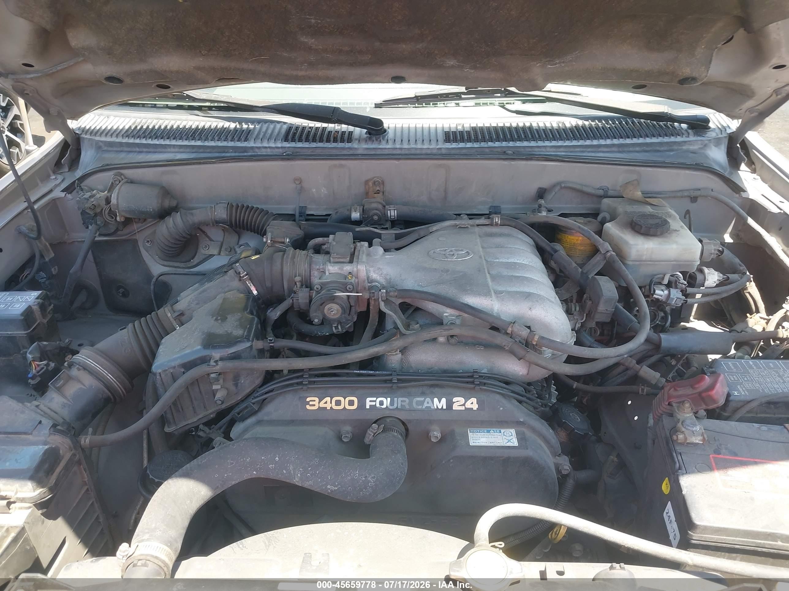 2001 Toyota 4runner Sr5 V6 Champagne vin: JT3GN86RX10202547