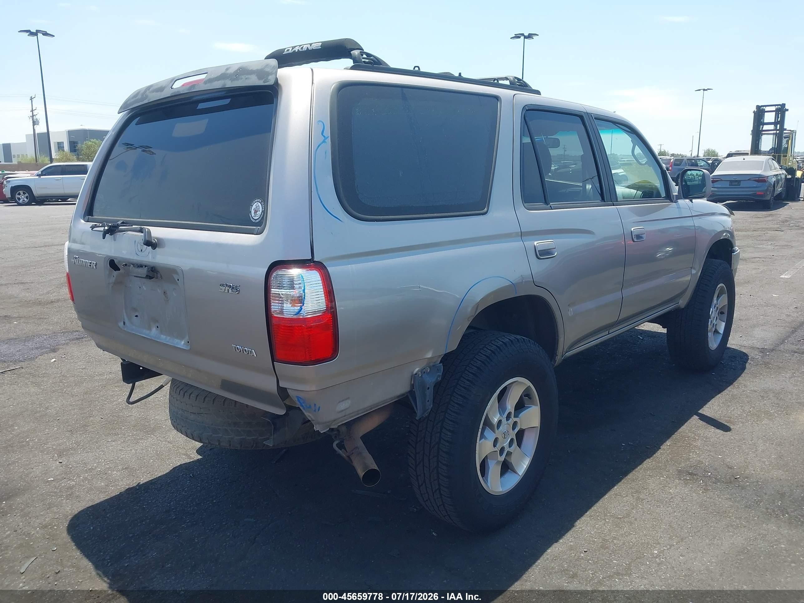 2001 Toyota 4runner Sr5 V6 Champagne vin: JT3GN86RX10202547