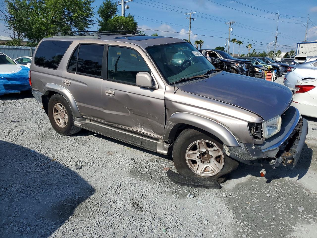 2002 Toyota 4runner Sr5 Gray vin: JT3GN86RX20256206