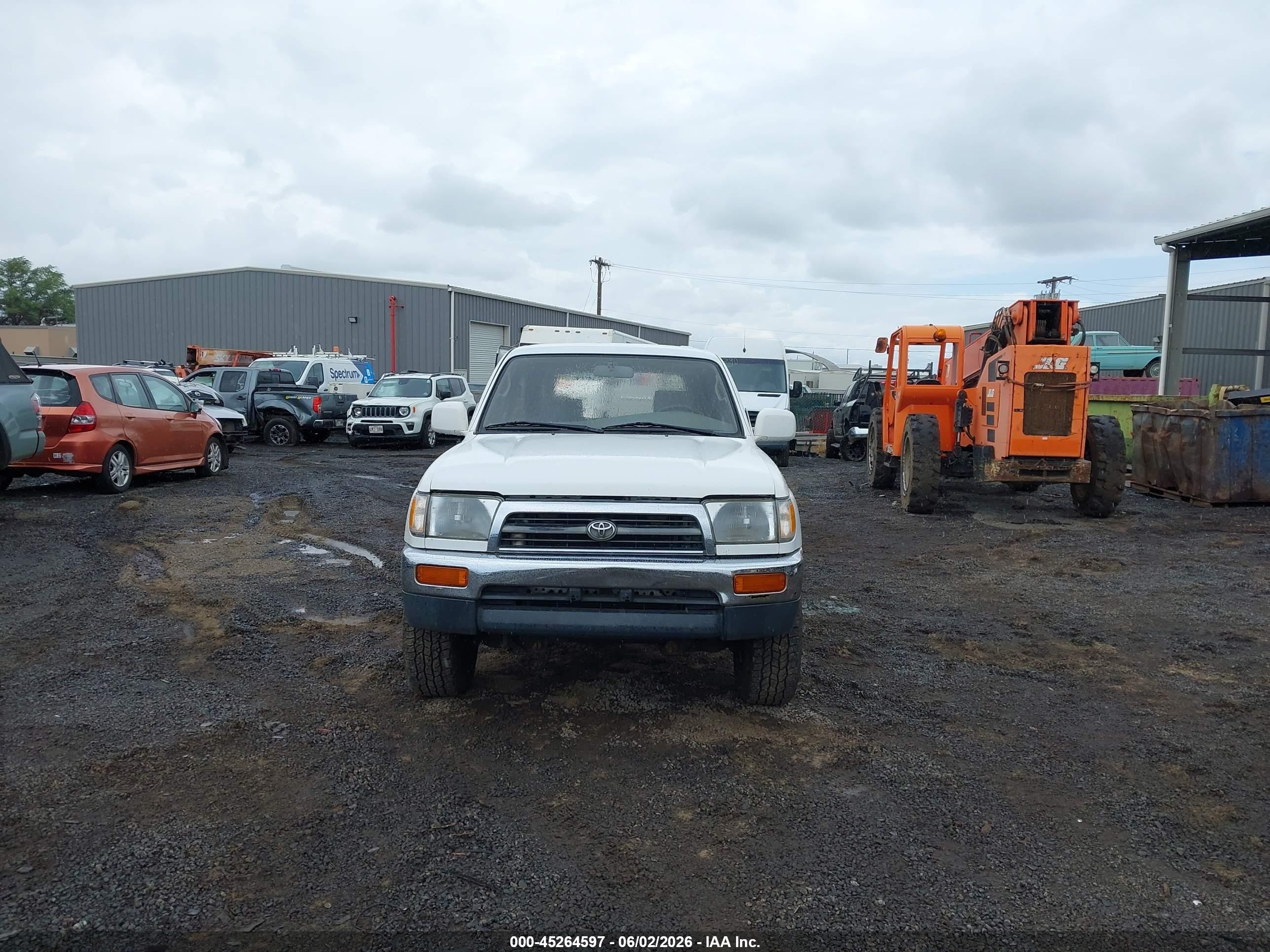 1996 Toyota 4runner Sr5 White vin: JT3GN86RXT0007180