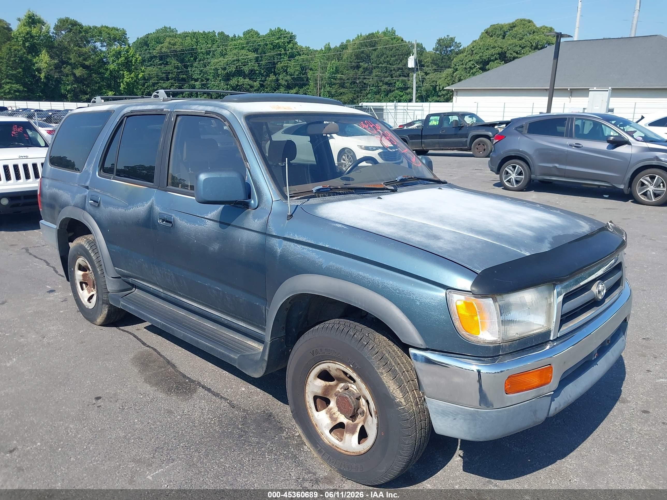 1996 Toyota 4runner Sr5 Черный vin: JT3GN86RXT0011374
